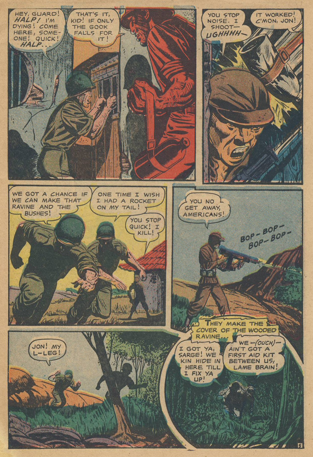 Read online G-I in Battle (1952) comic -  Issue #1 - 7