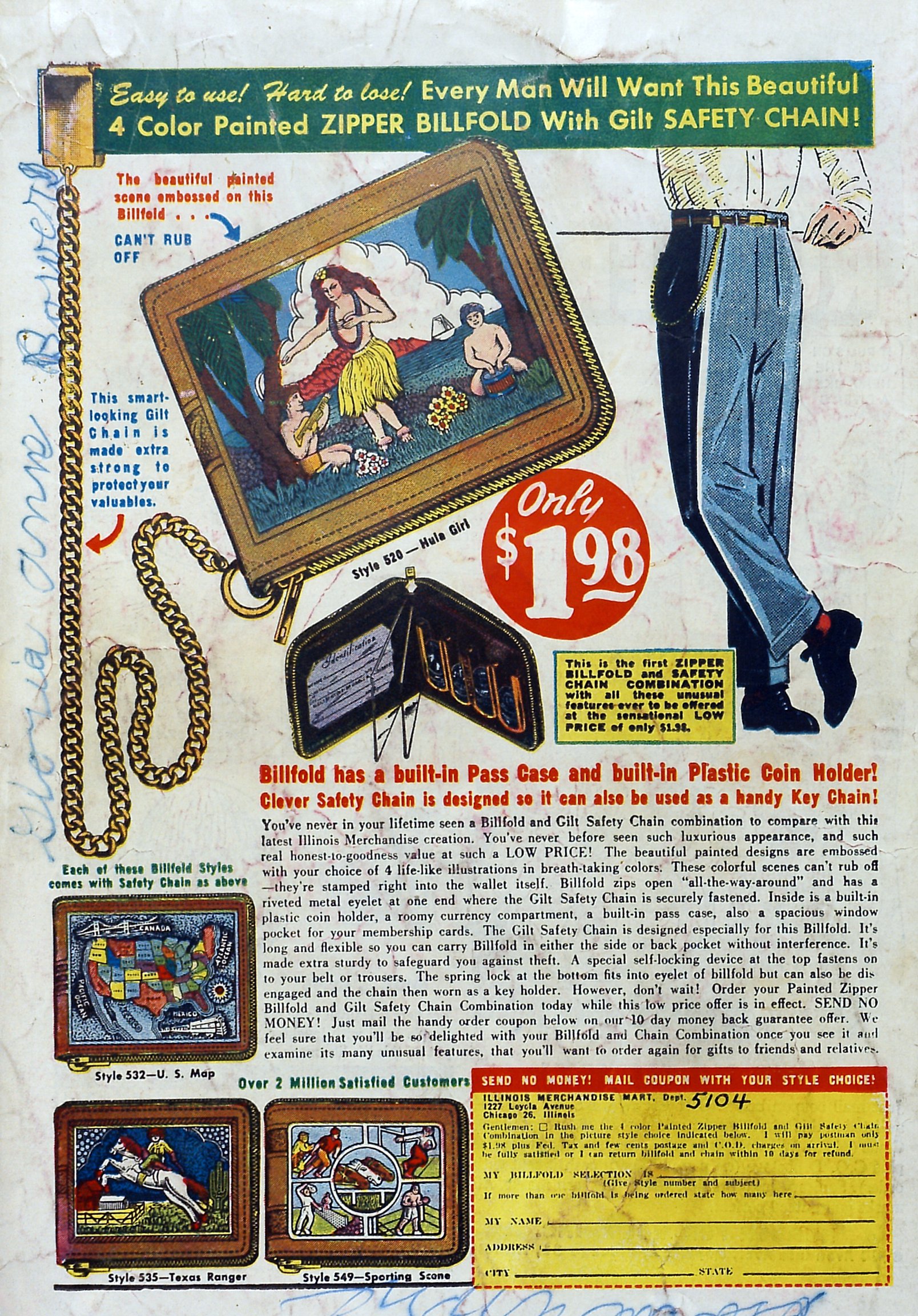 Read online Western Outlaws (1948) comic -  Issue #17 - 36