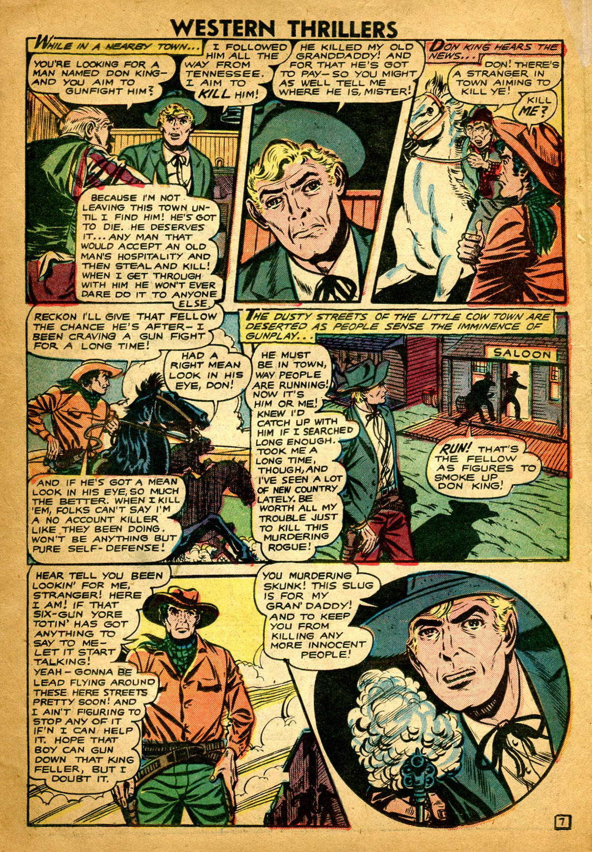 Read online Western Thrillers (1948) comic -  Issue #5 - 18