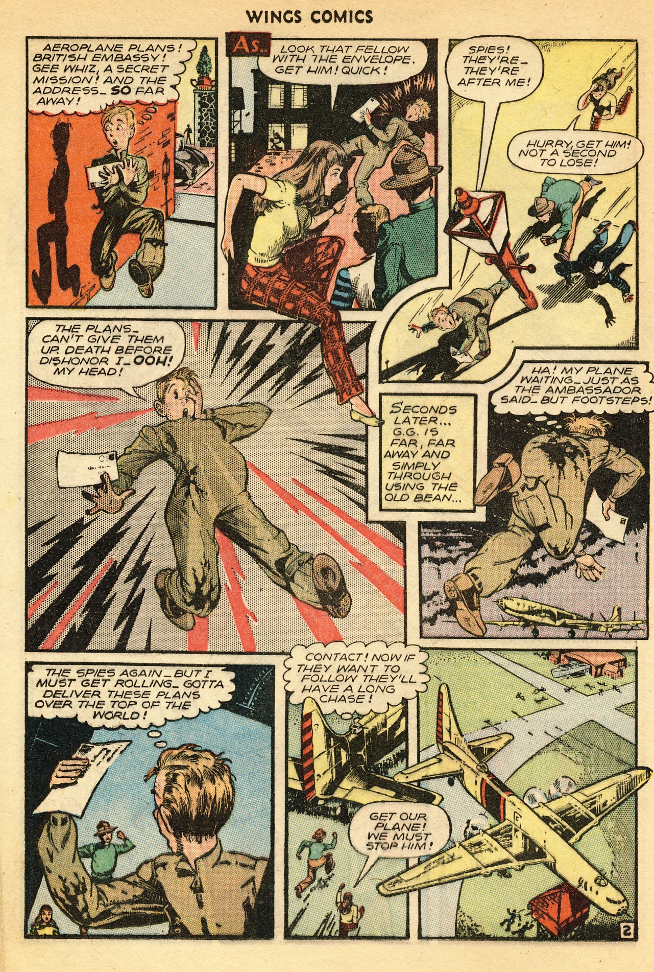 Read online Wings Comics comic -  Issue #82 - 20