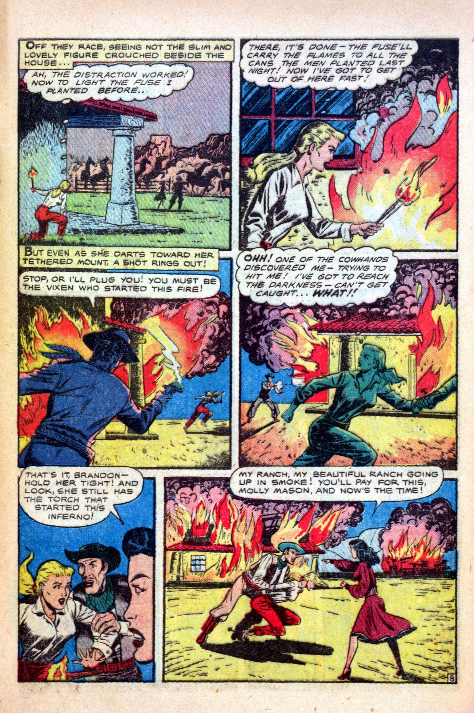 Read online Cowgirl Romances (1950) comic -  Issue #1 - 47