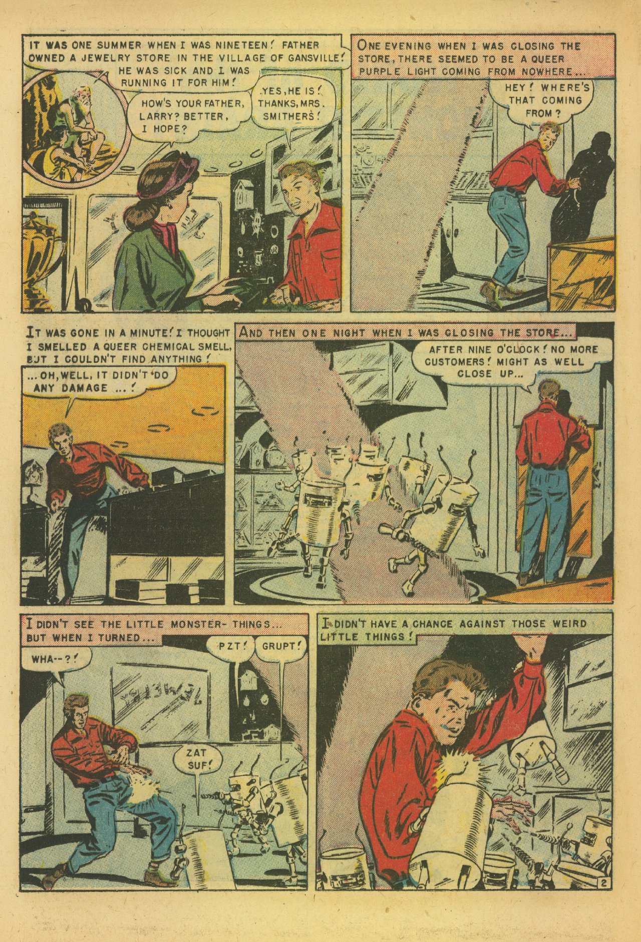Read online Strange Worlds (1950) comic -  Issue #9 - 20