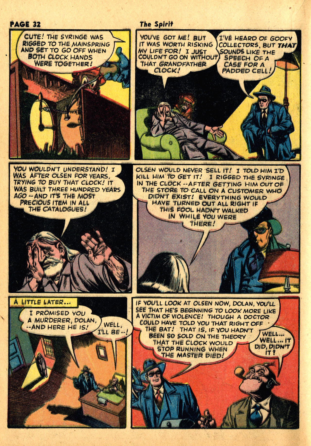 Read online The Spirit (1944) comic -  Issue #1 - 34