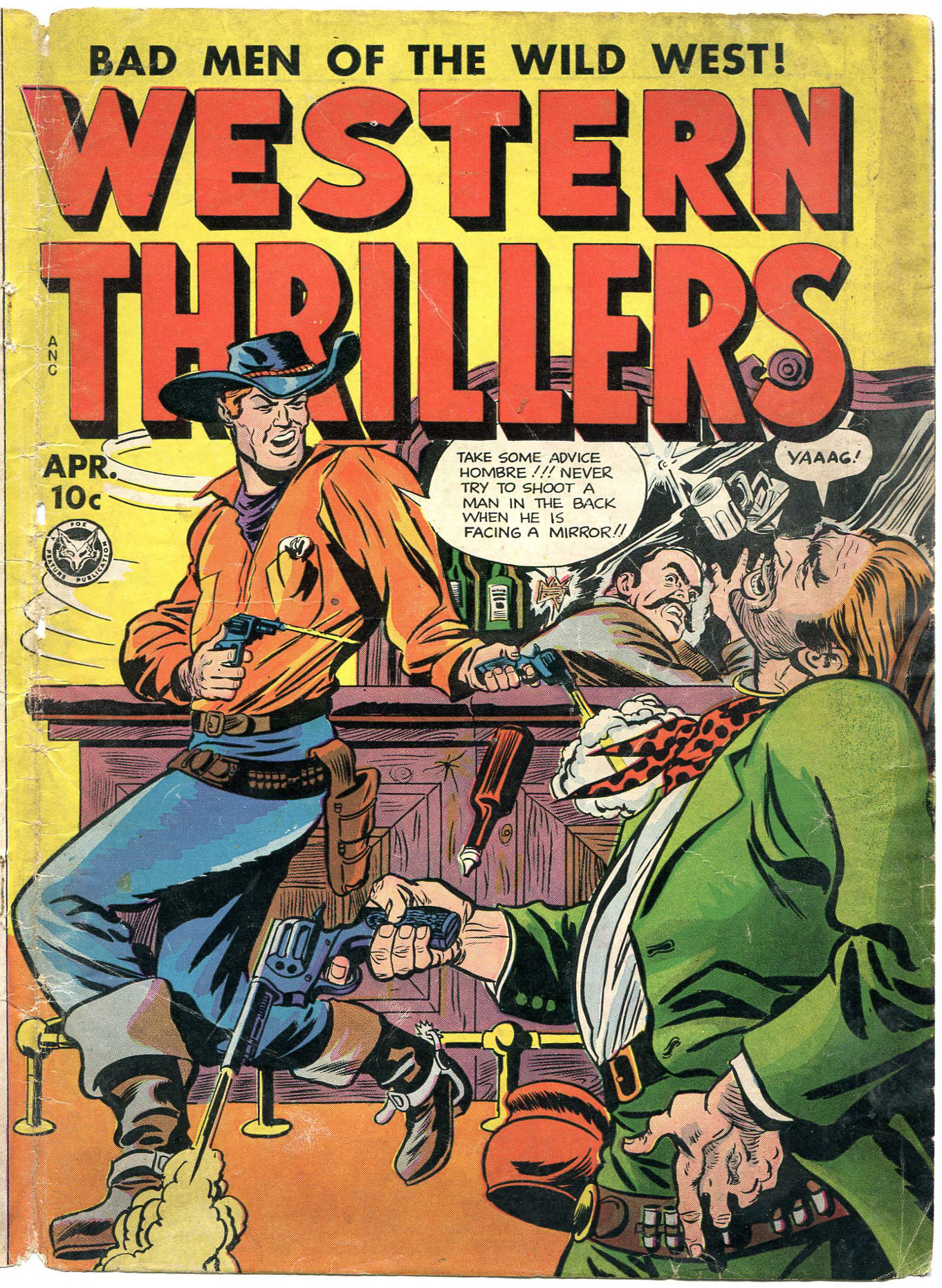 Read online Western Thrillers (1948) comic -  Issue #5 - 1