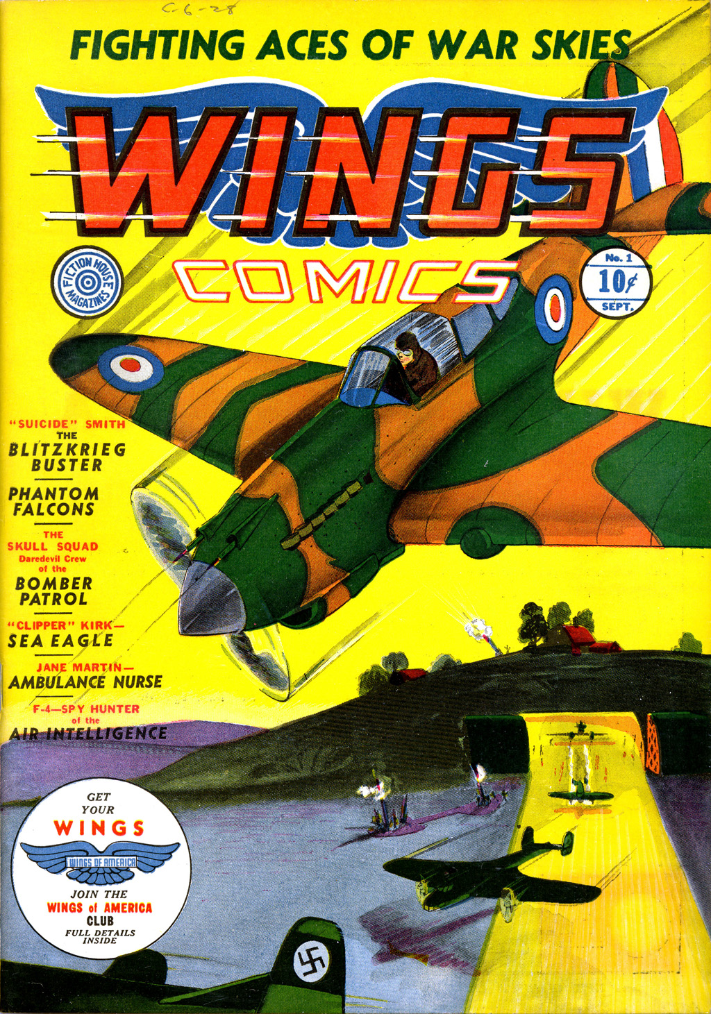 Read online Wings Comics comic -  Issue #1 - 1