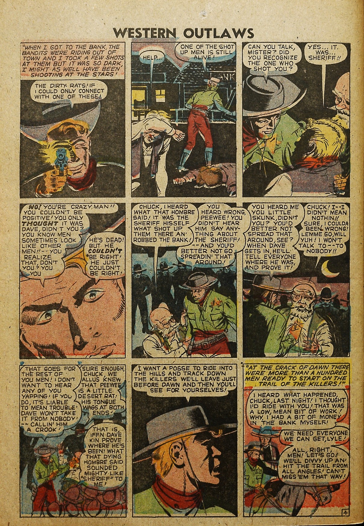 Read online Western Outlaws (1948) comic -  Issue #20 - 28