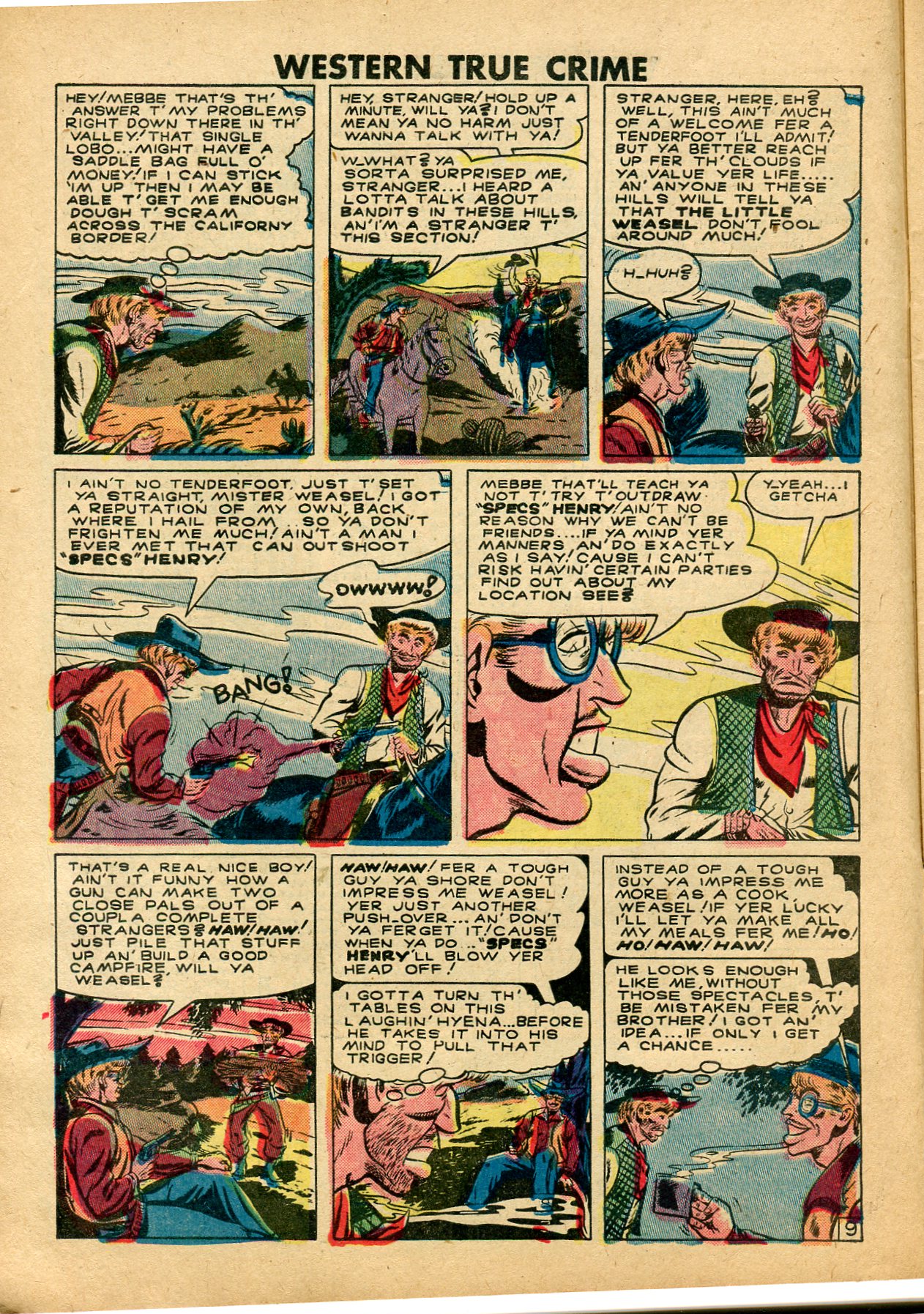 Read online Western True Crime comic -  Issue #5 - 10