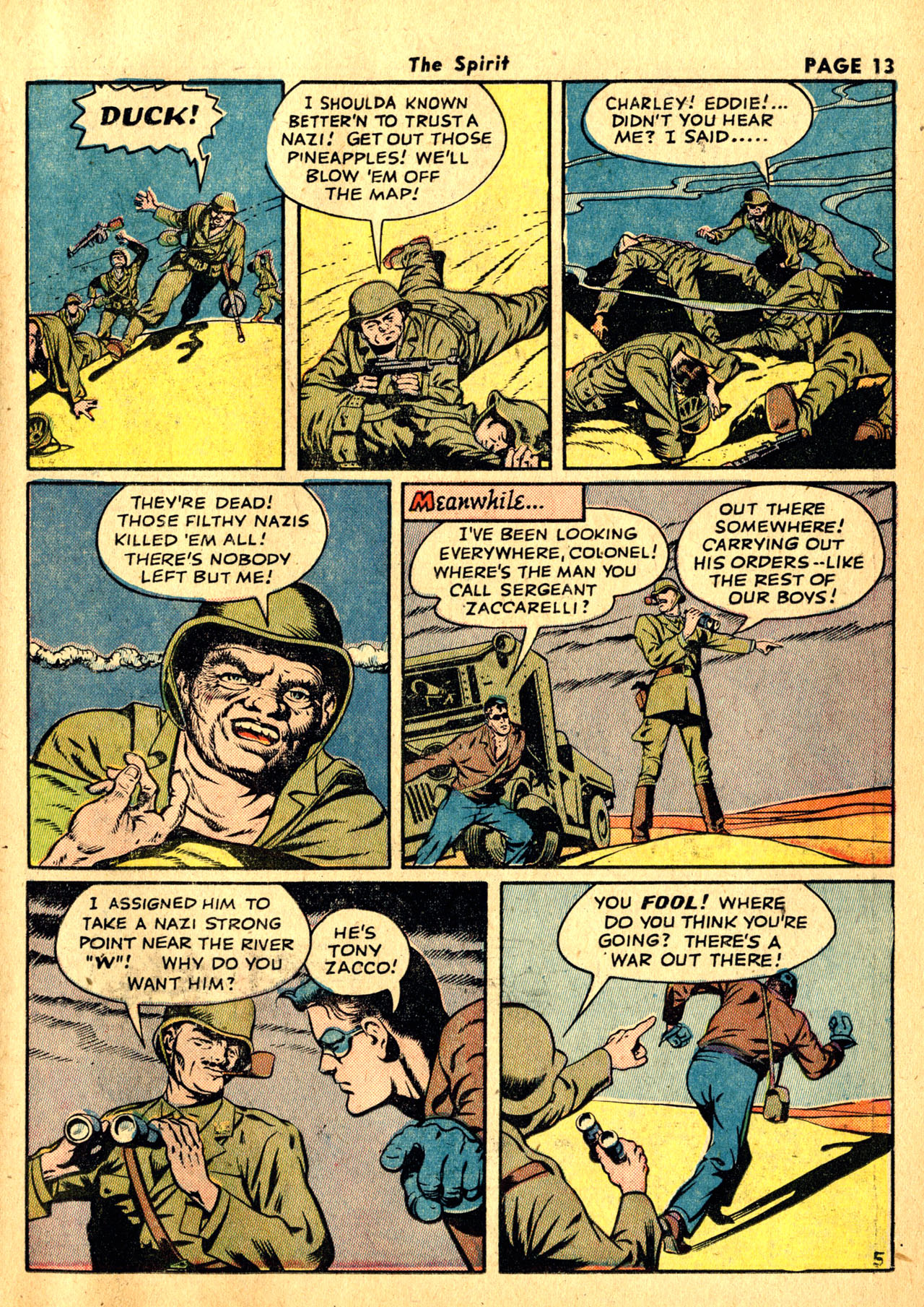 Read online The Spirit (1944) comic -  Issue #1 - 15