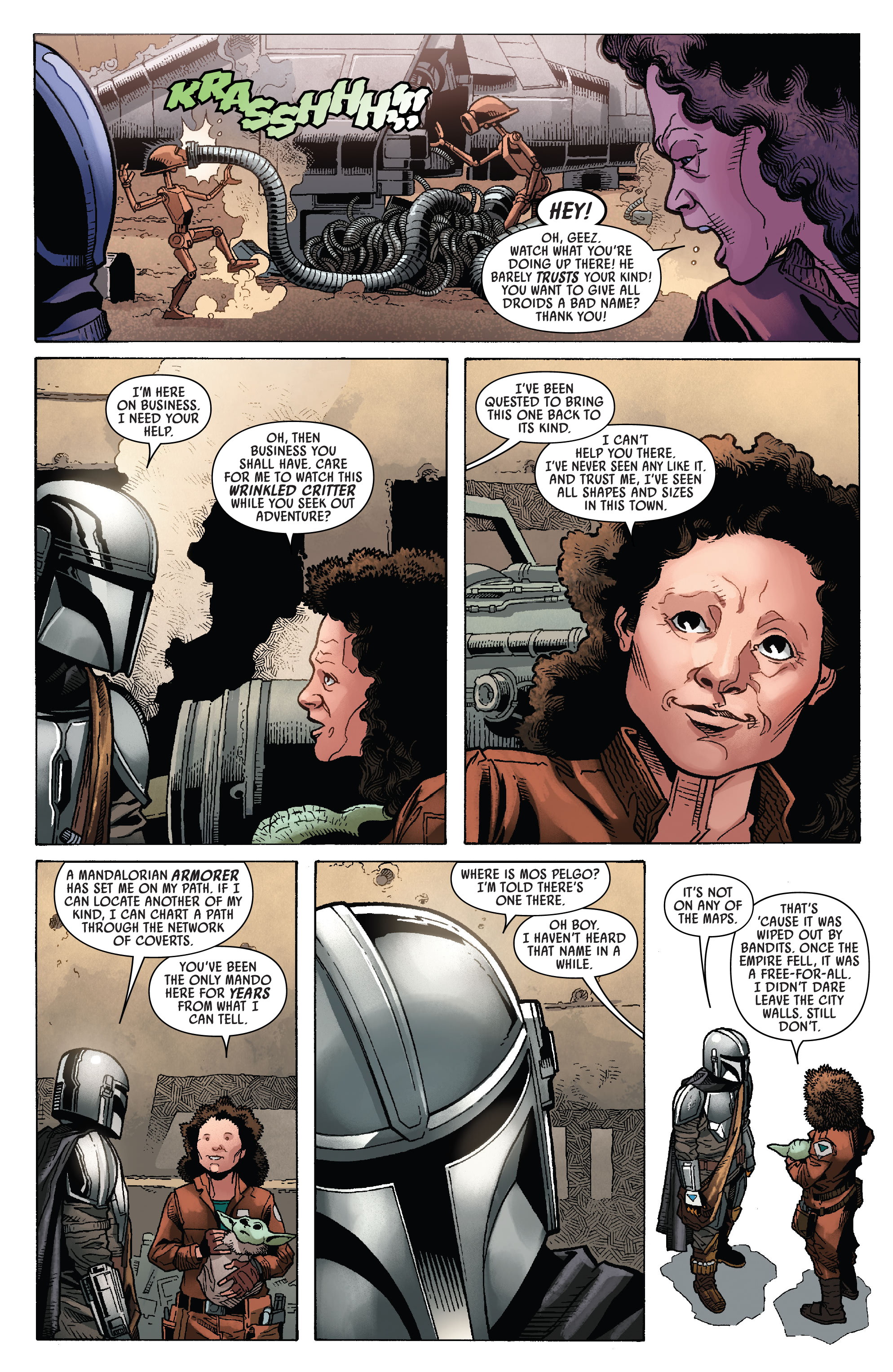 Read online Star Wars: The Mandalorian Season 2 comic -  Issue #1 - 11