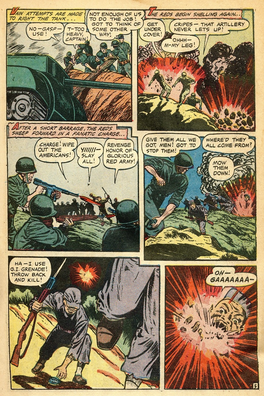 Read online G-I in Battle (1952) comic -  Issue #8 - 7