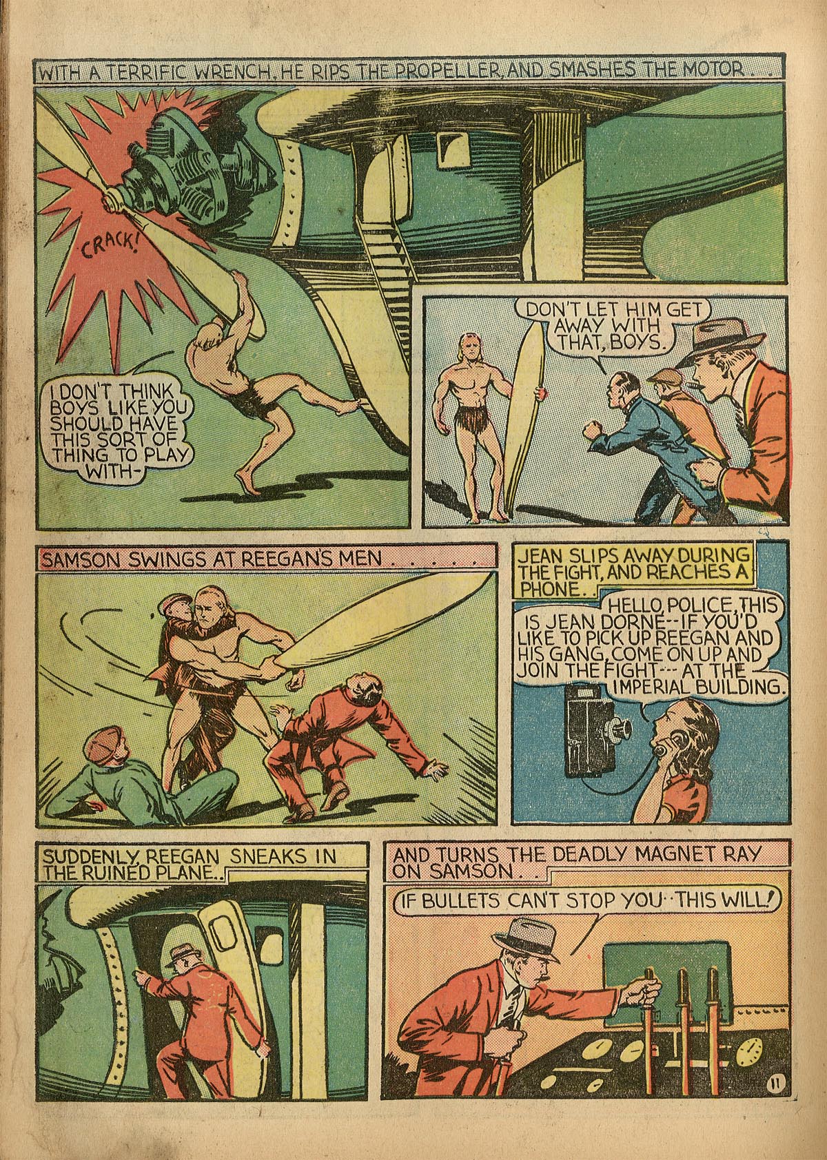 Read online Samson (1940) comic -  Issue #1 - 59