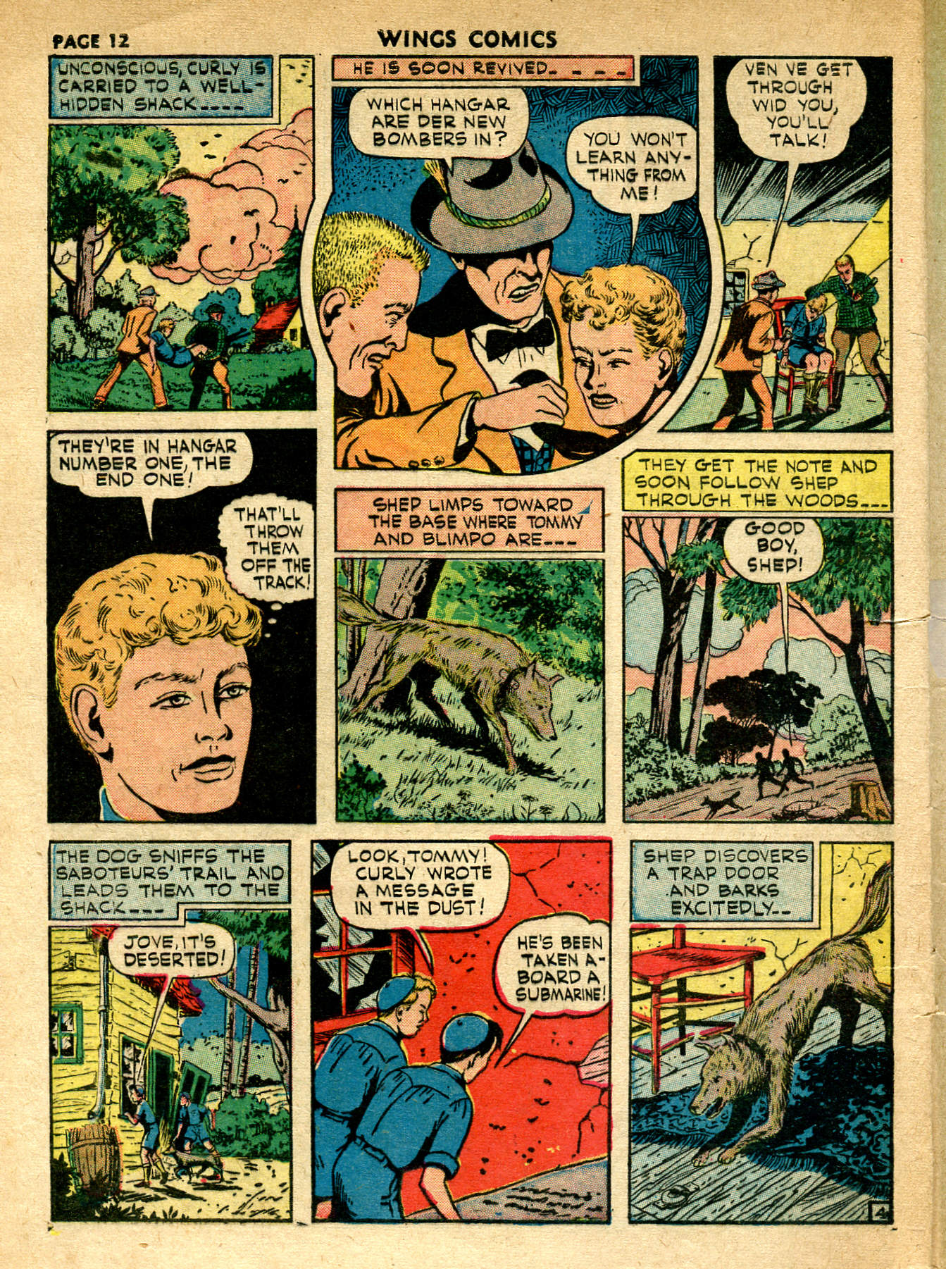 Read online Wings Comics comic -  Issue #15 - 14