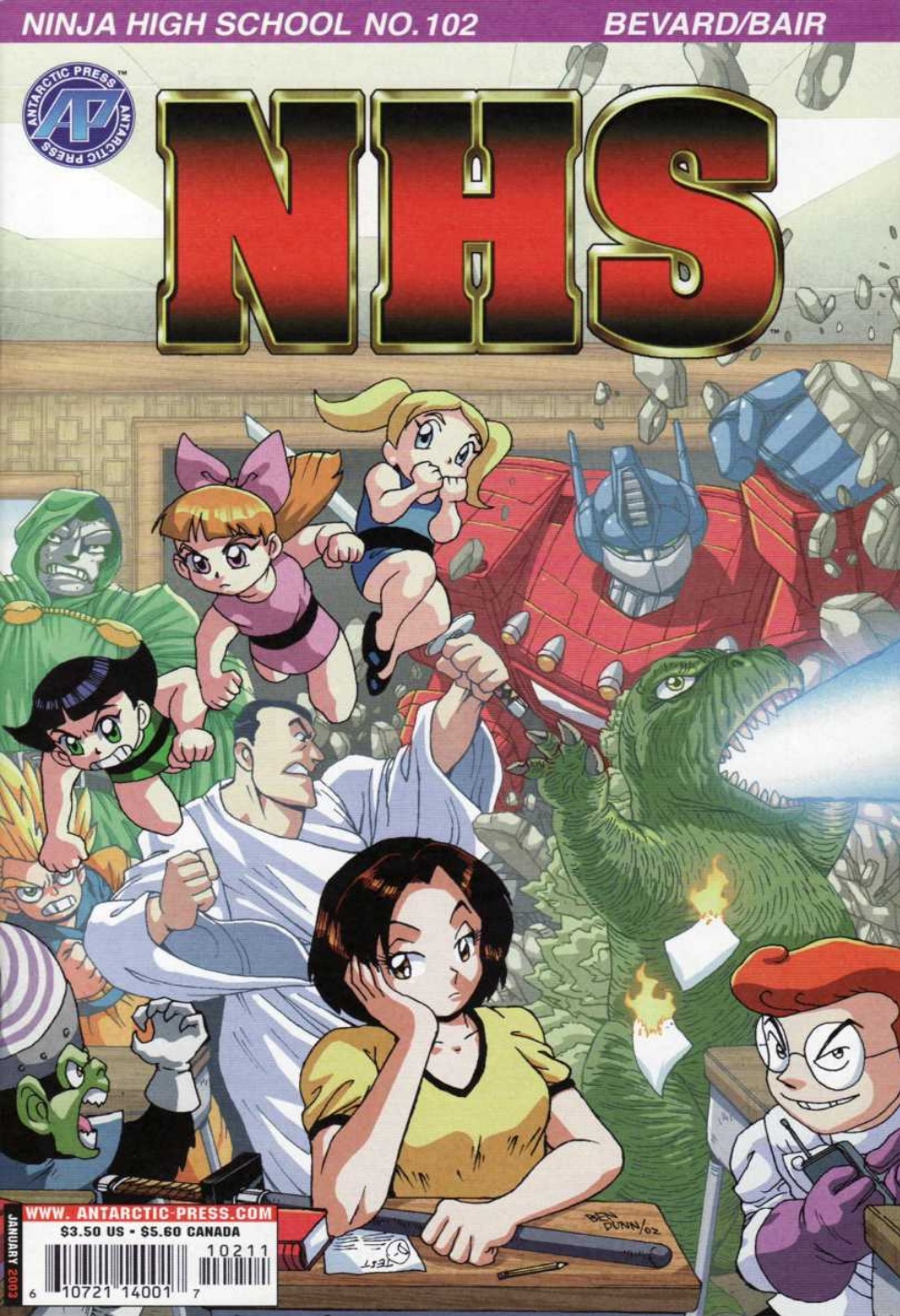 Read online Ninja High School (1986) comic -  Issue #102 - 1
