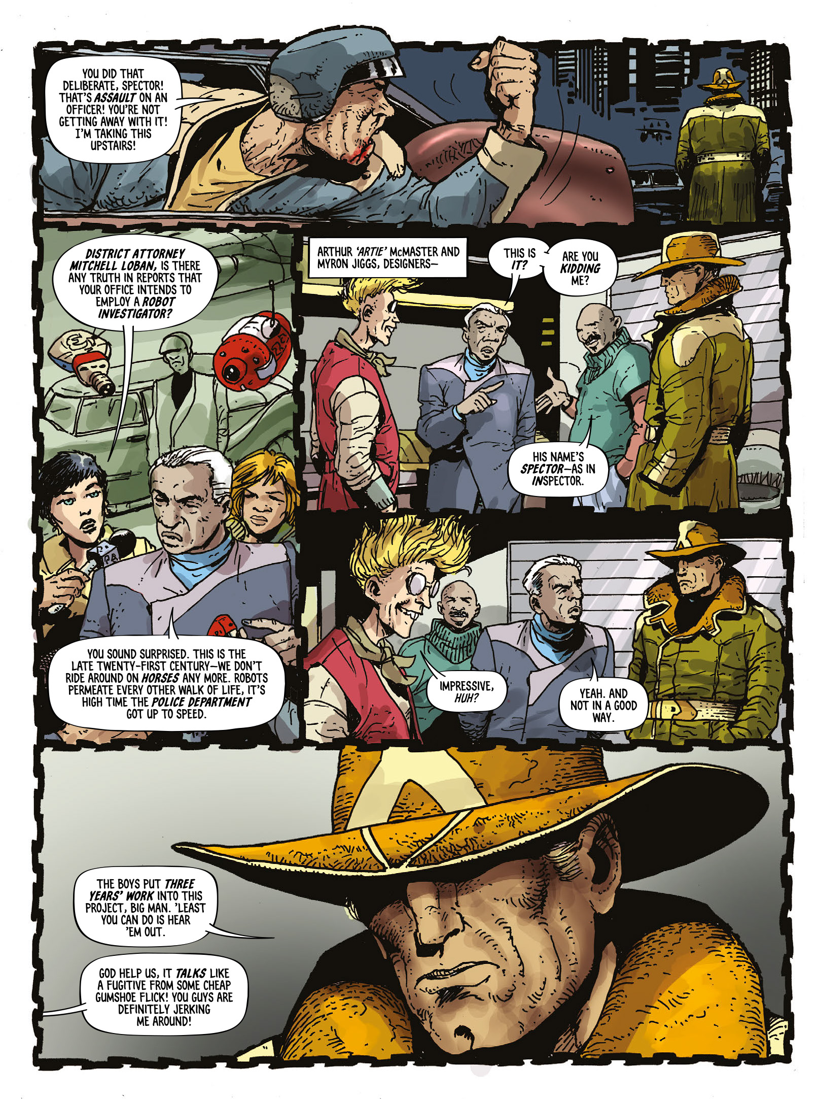Read online Judge Dredd Megazine (Vol. 5) comic -  Issue #455 - 22