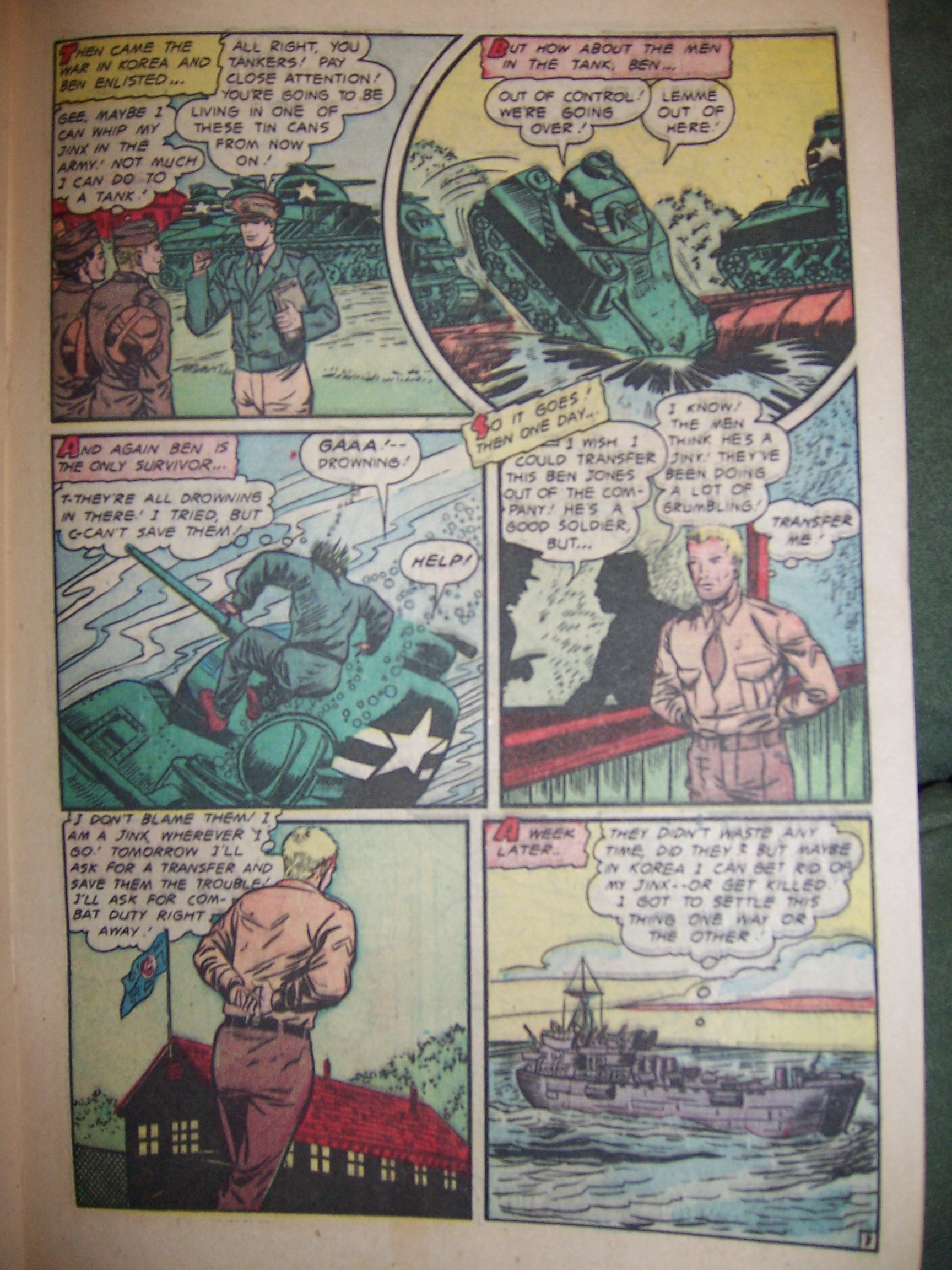 Read online G-I in Battle (1952) comic -  Issue #6 - 21