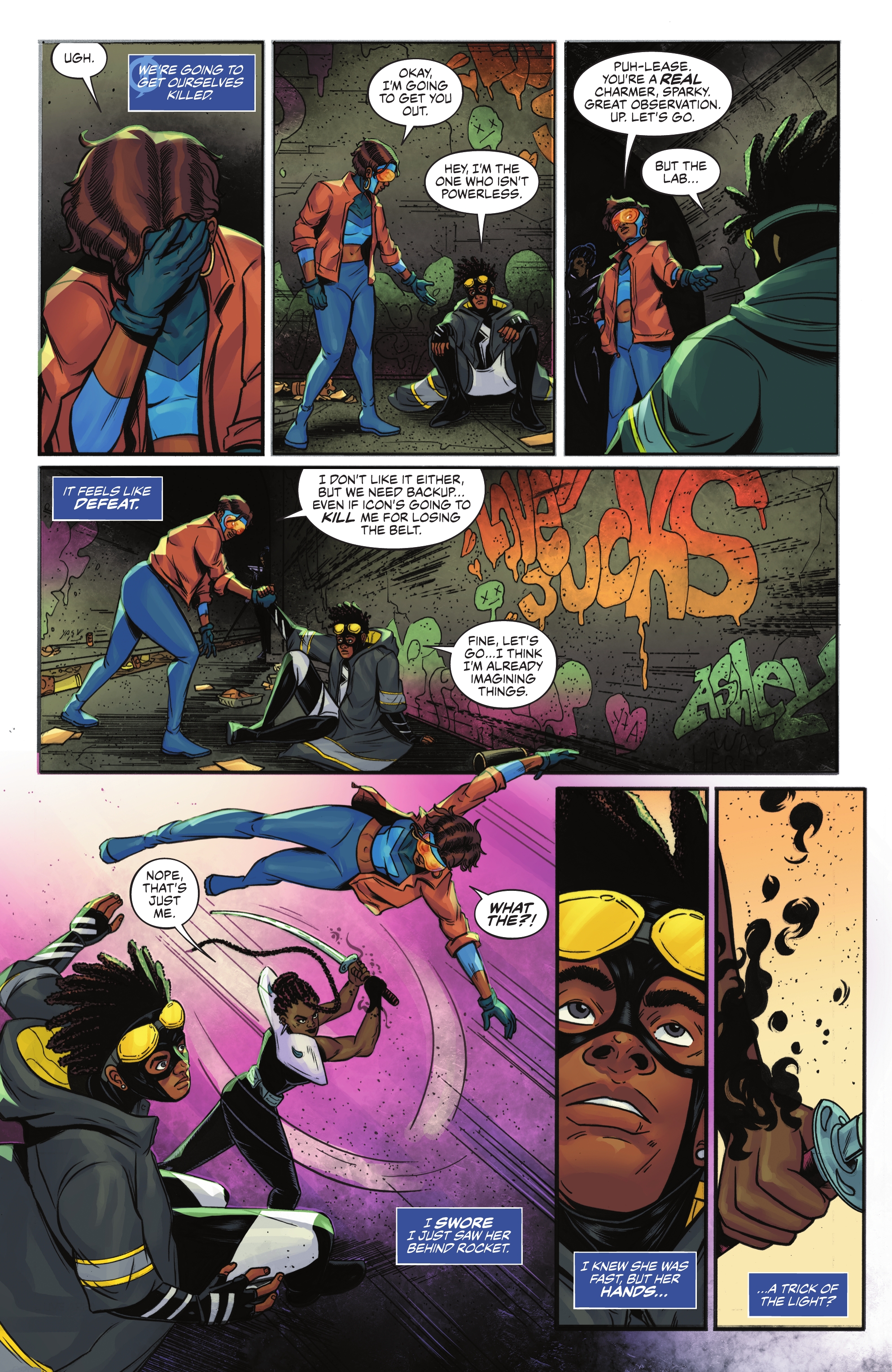 Read online New Talent Showcase: The Milestone Initiative comic -  Issue # TPB - 10