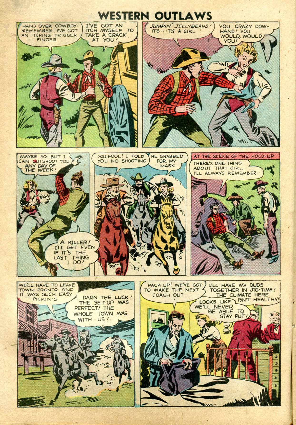 Read online Western Outlaws (1948) comic -  Issue #18 - 9