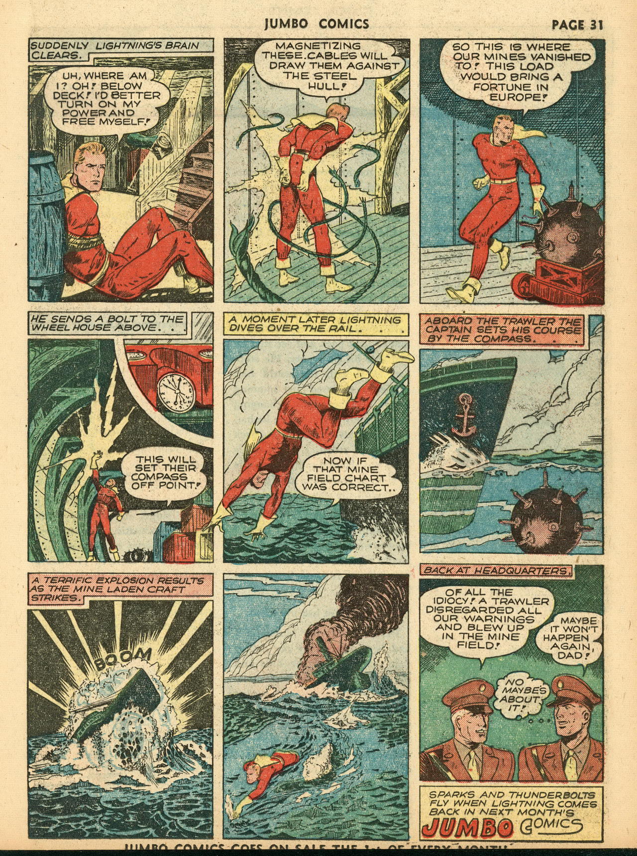 Read online Jumbo Comics comic -  Issue #29 - 33