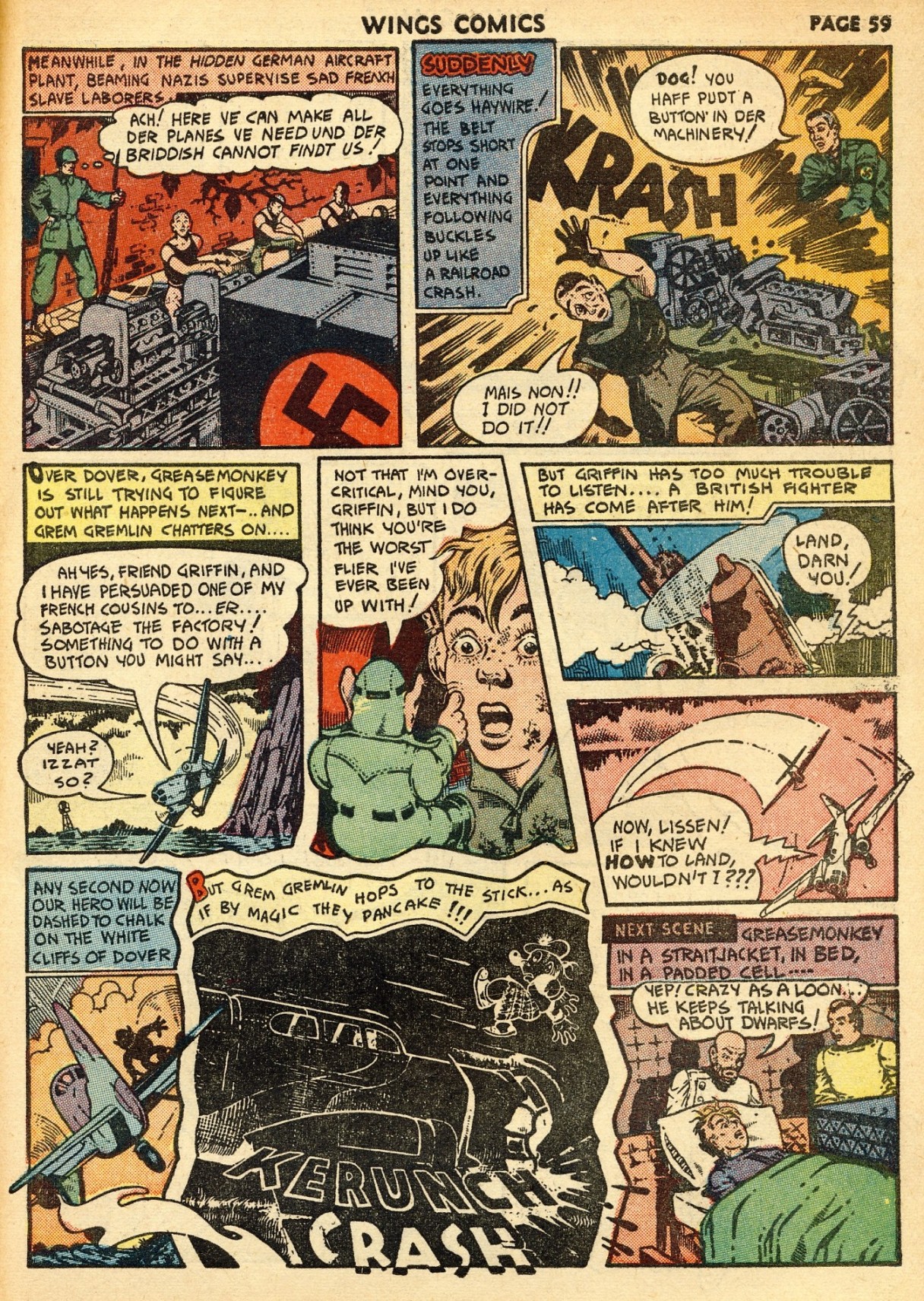 Read online Wings Comics comic -  Issue #32 - 61