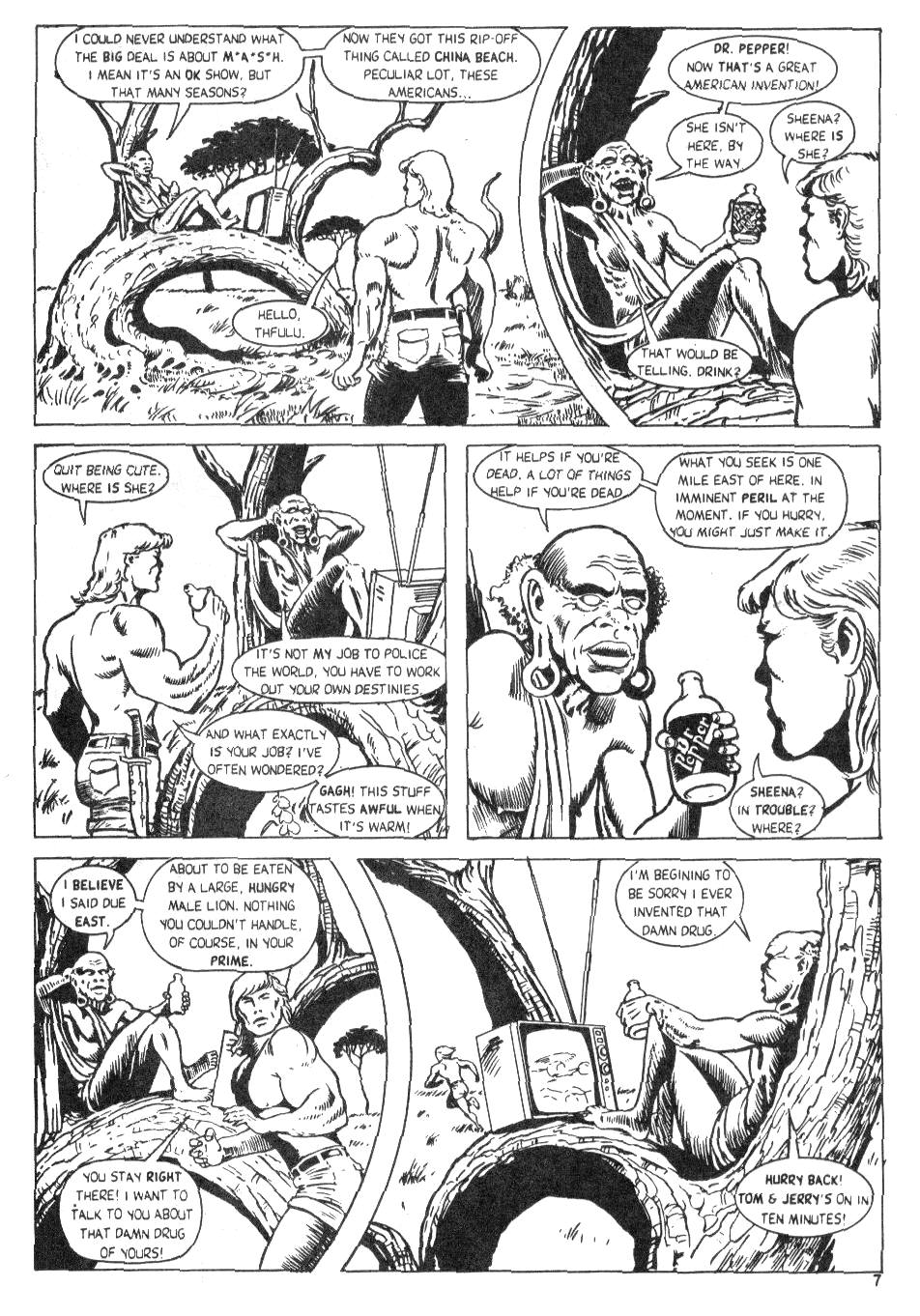 Read online Jungle Comics (1988) comic -  Issue #3 - 9