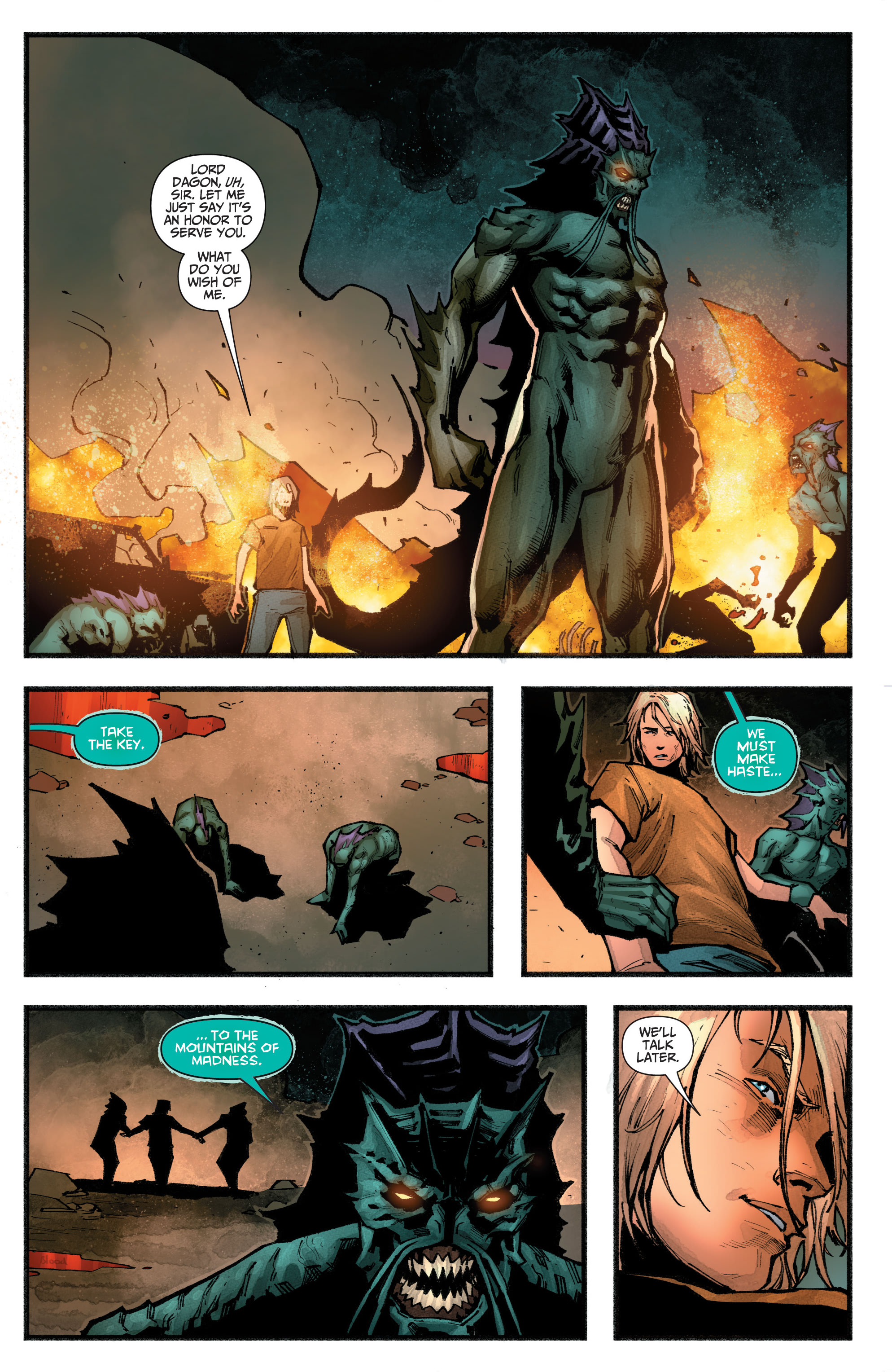 Read online Myths & Legends Quarterly: Dagon comic -  Issue # TPB - 31
