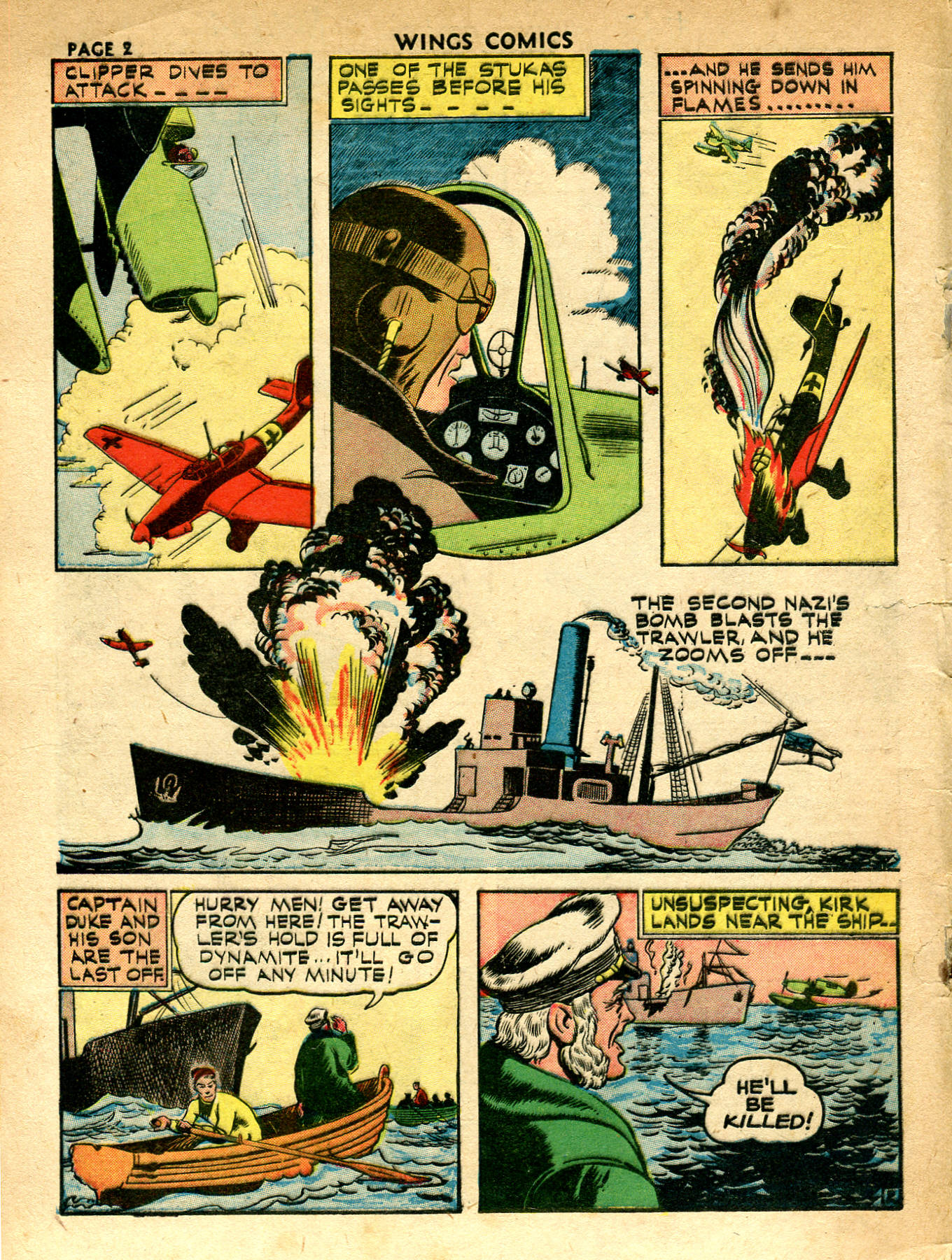 Read online Wings Comics comic -  Issue #15 - 4