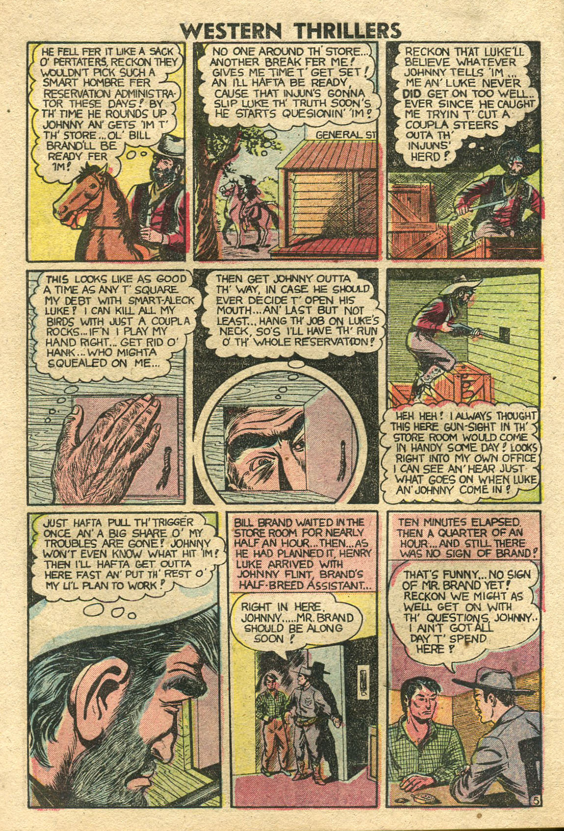 Read online Western Thrillers (1948) comic -  Issue #3 - 6