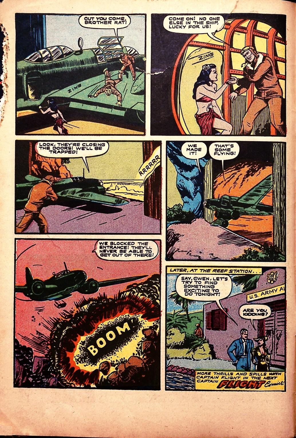 Read online Captain Flight Comics comic -  Issue #10 - 9