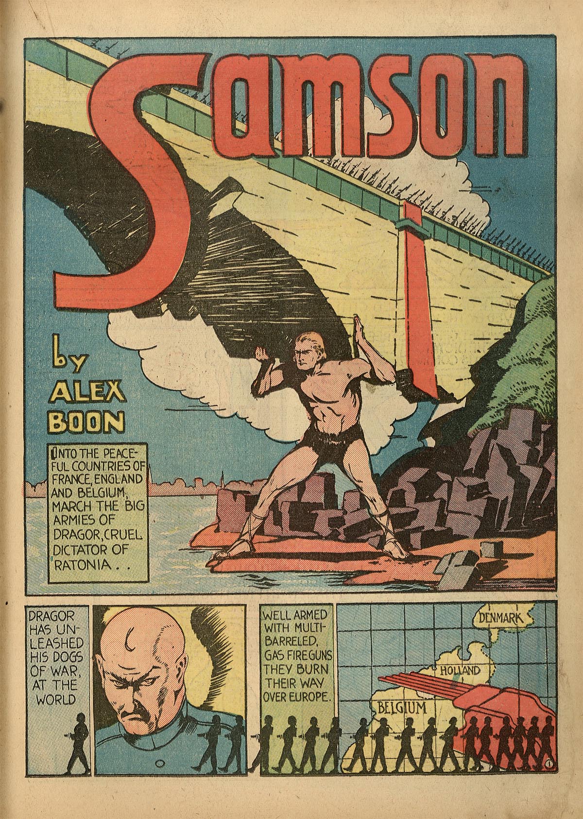 Read online Samson (1940) comic -  Issue #1 - 34