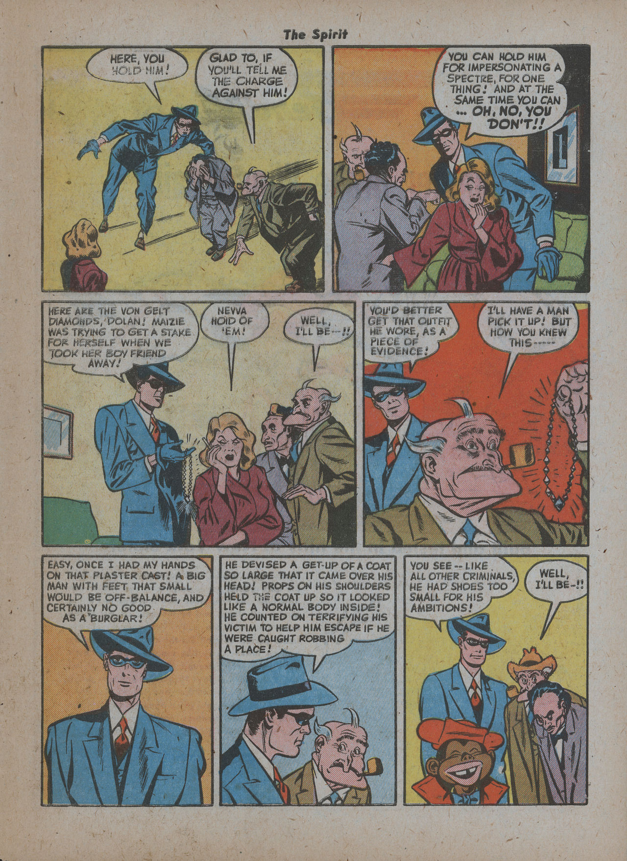 Read online The Spirit (1944) comic -  Issue #16 - 33
