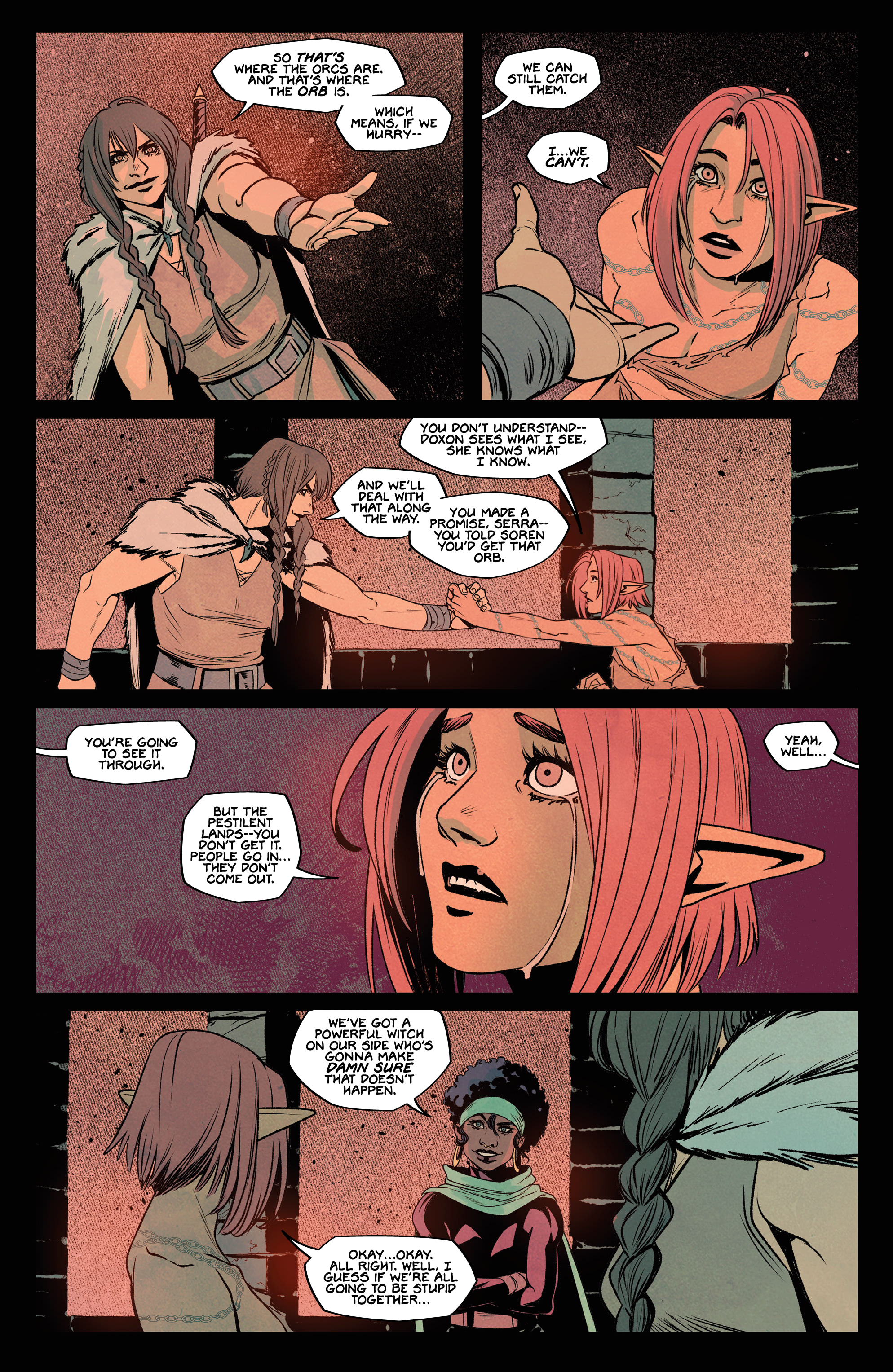 Read online Queen of Swords: A Barbaric Story comic -  Issue #1 - 35
