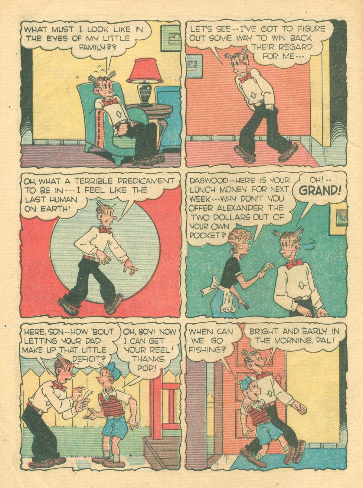 Read online Blondie Comics (1947) comic -  Issue #2 - 6