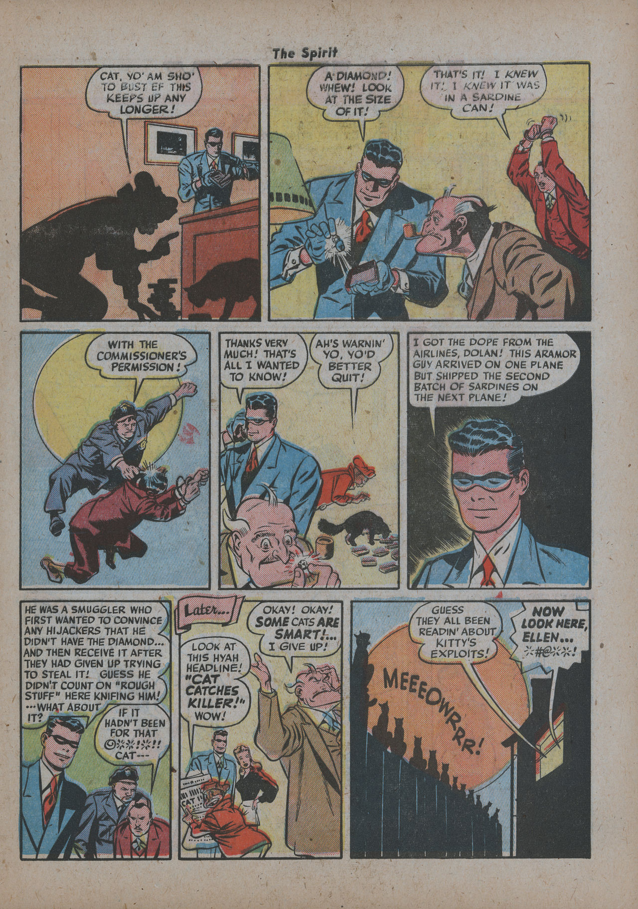 Read online The Spirit (1944) comic -  Issue #16 - 9