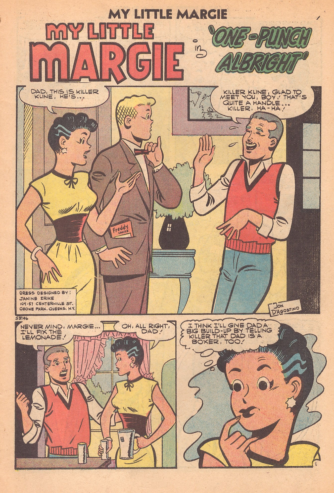 Read online My Little Margie (1954) comic -  Issue #22 - 3