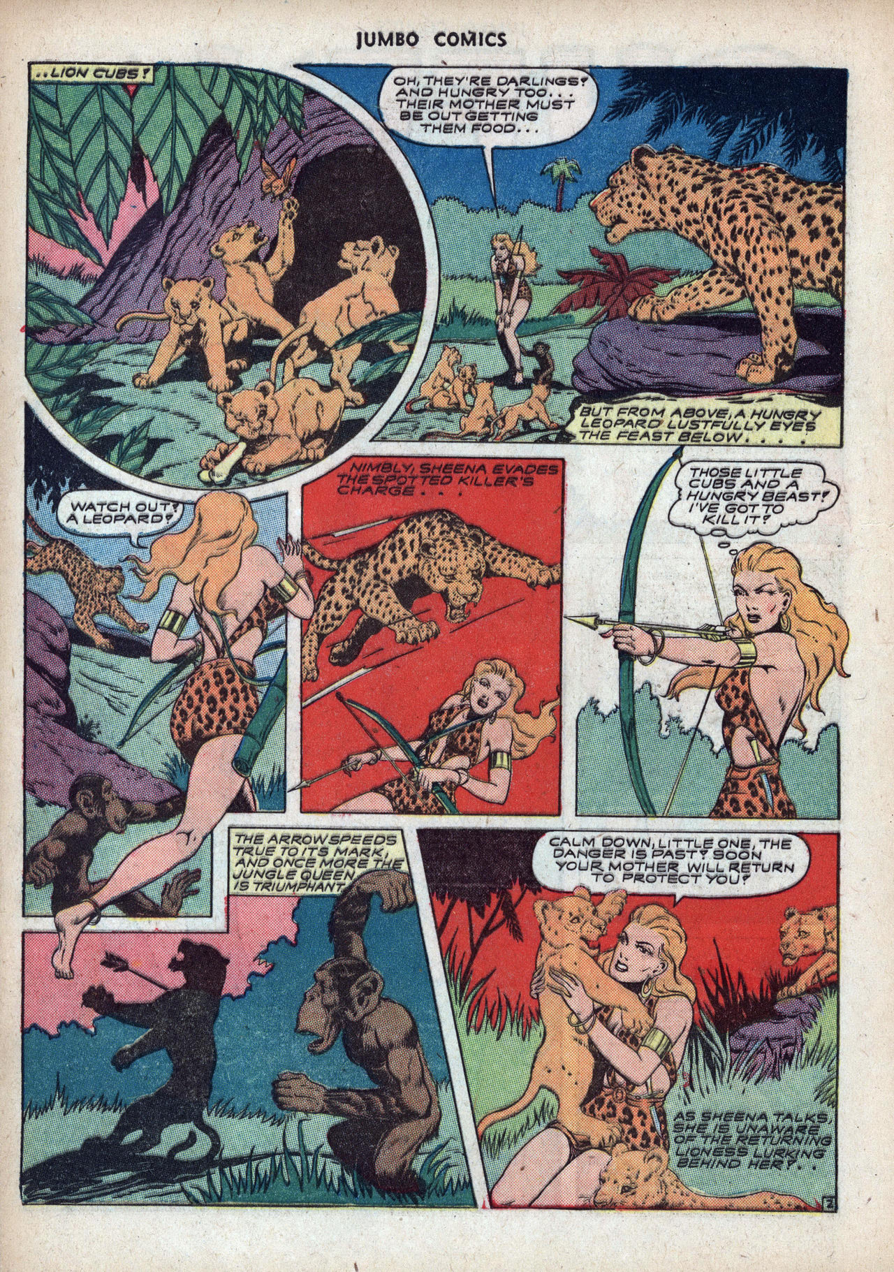 Read online Jumbo Comics comic -  Issue #56 - 4