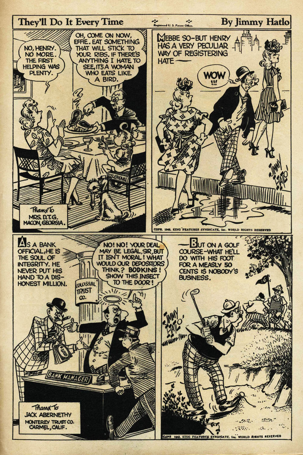 Read online Blondie Comics (1947) comic -  Issue #6 - 34