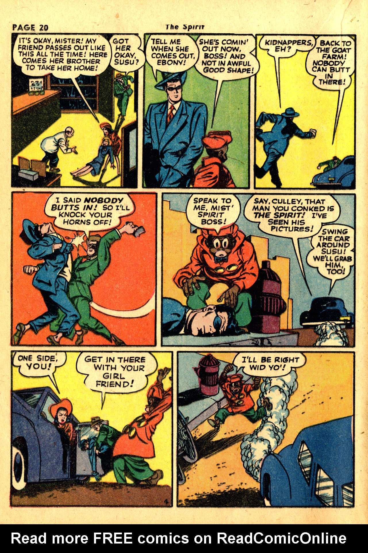 Read online The Spirit (1944) comic -  Issue #1 - 22