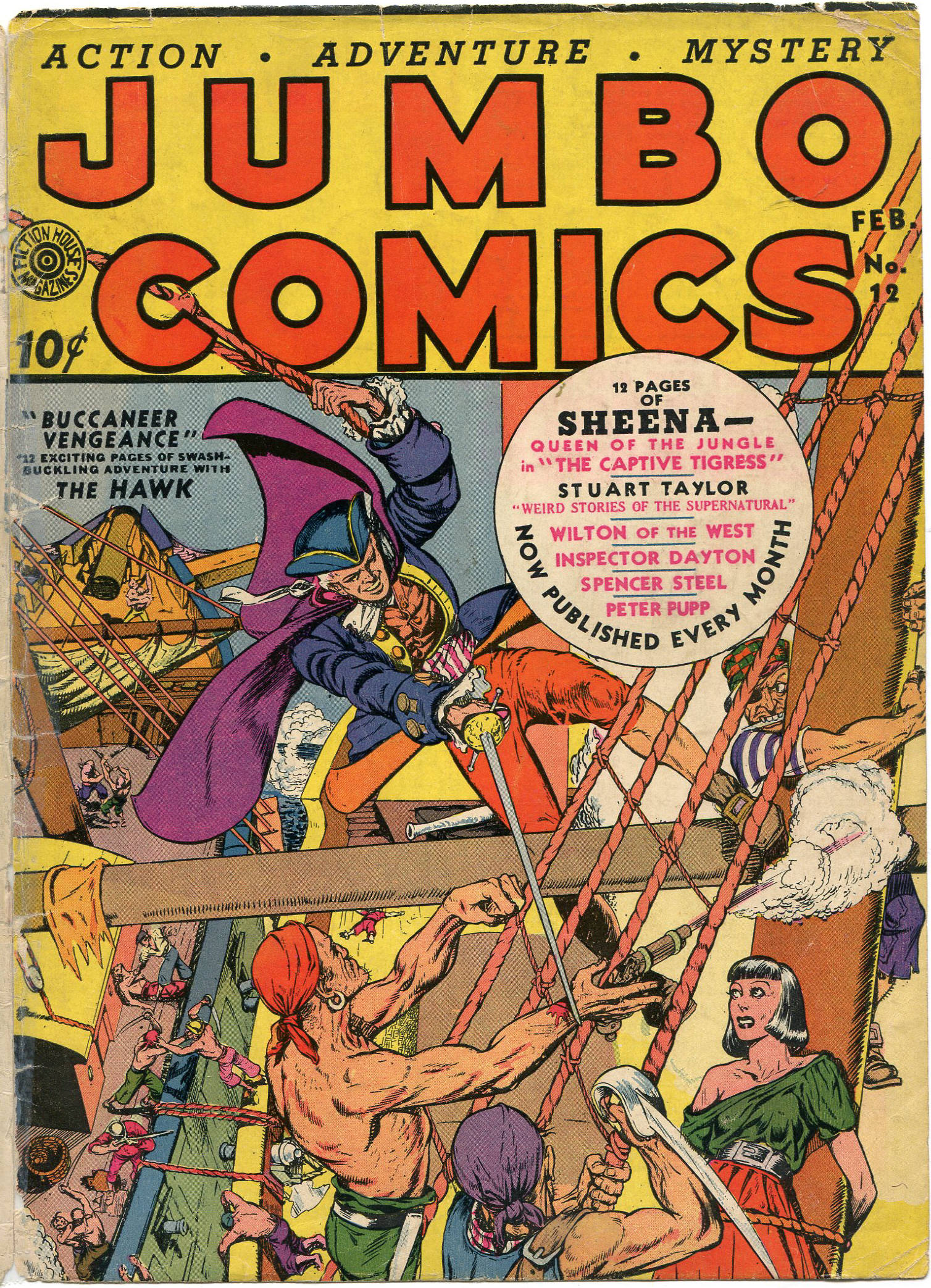 Read online Jumbo Comics comic -  Issue #12 - 1