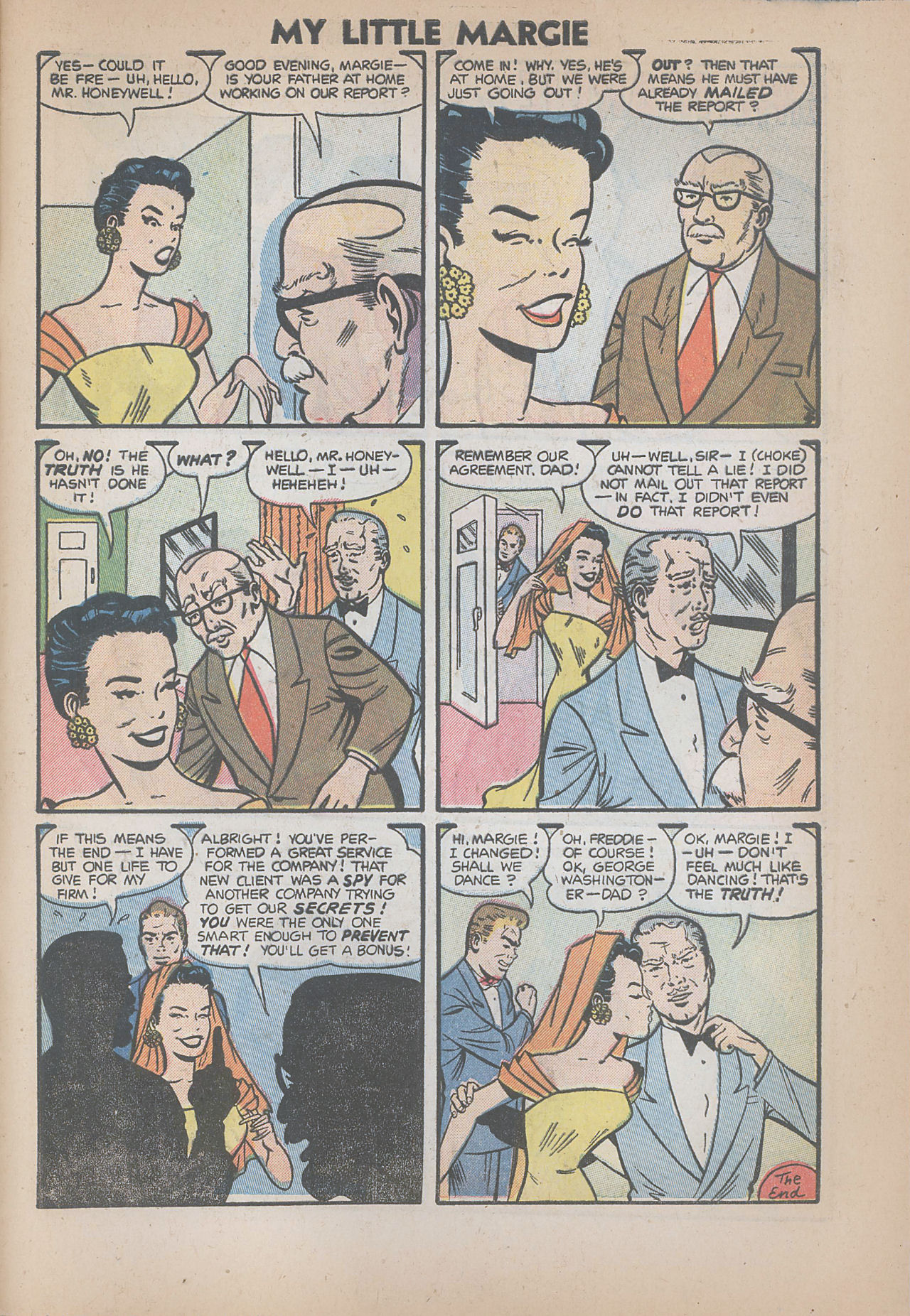 Read online My Little Margie (1954) comic -  Issue #3 - 33