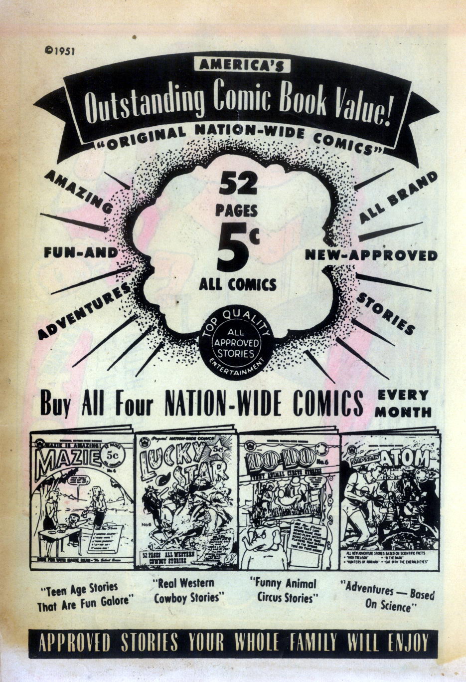 Read online Captain Atom (1950) comic -  Issue #6 - 51