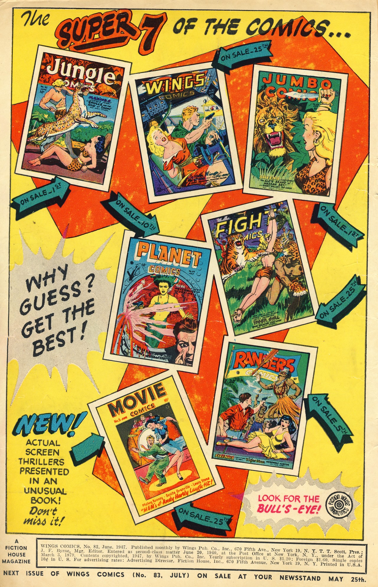 Read online Wings Comics comic -  Issue #82 - 2