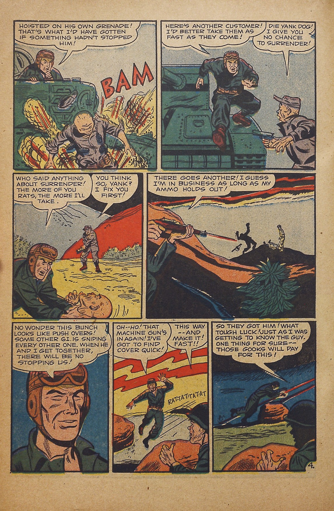 Read online G-I in Battle (1952) comic -  Issue #5 - 22