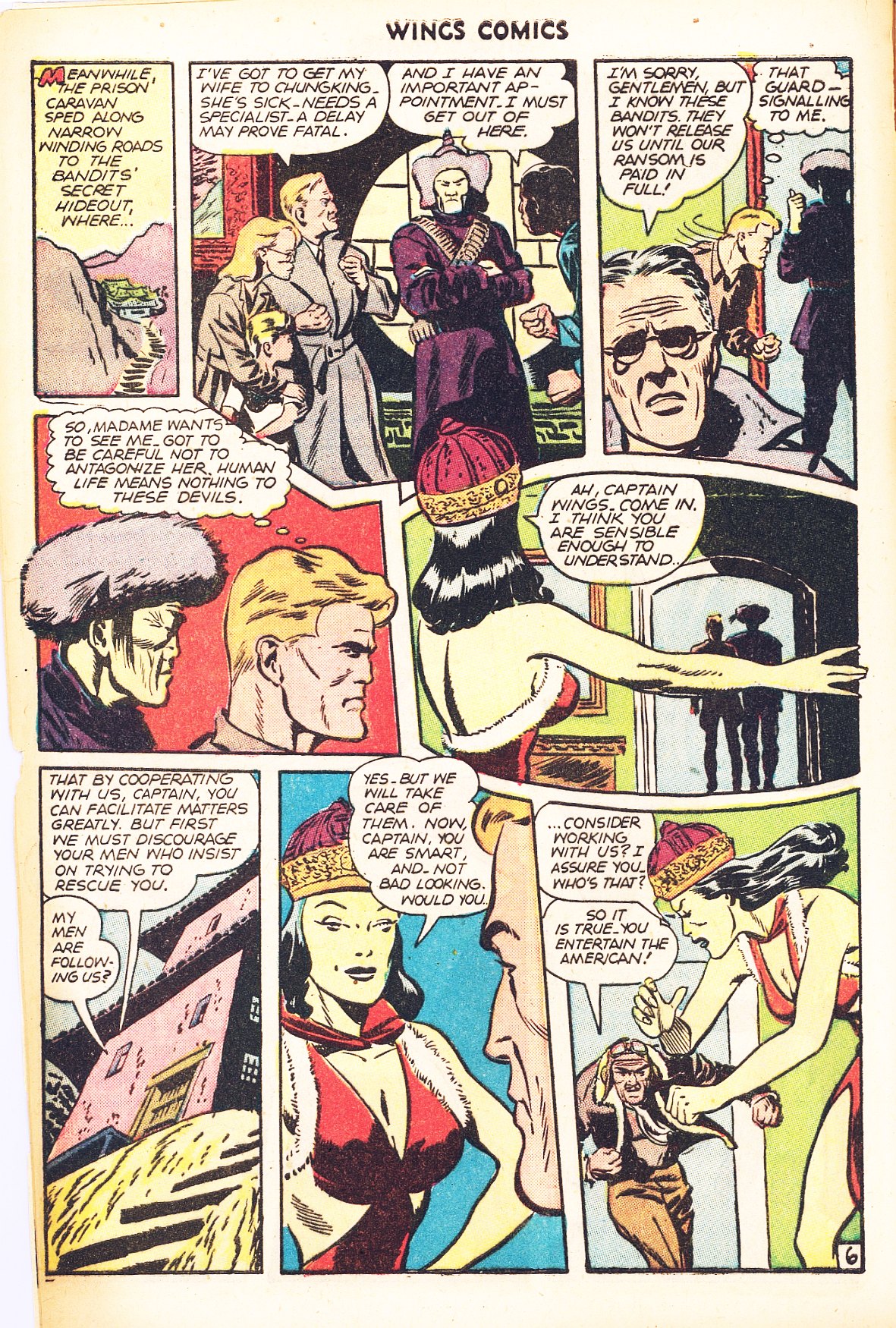 Read online Wings Comics comic -  Issue #74 - 8