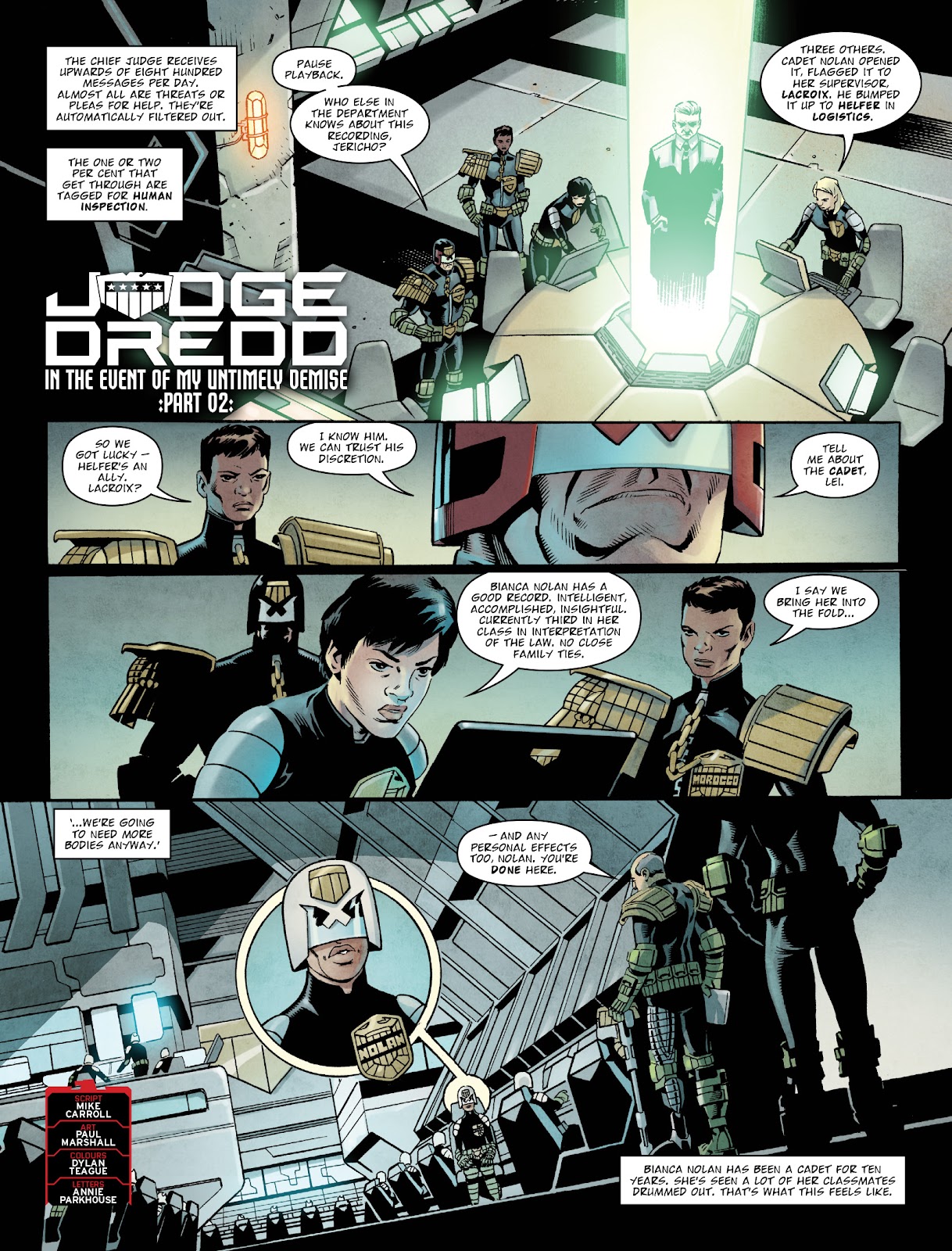 2000 AD issue 2333 - Page 3