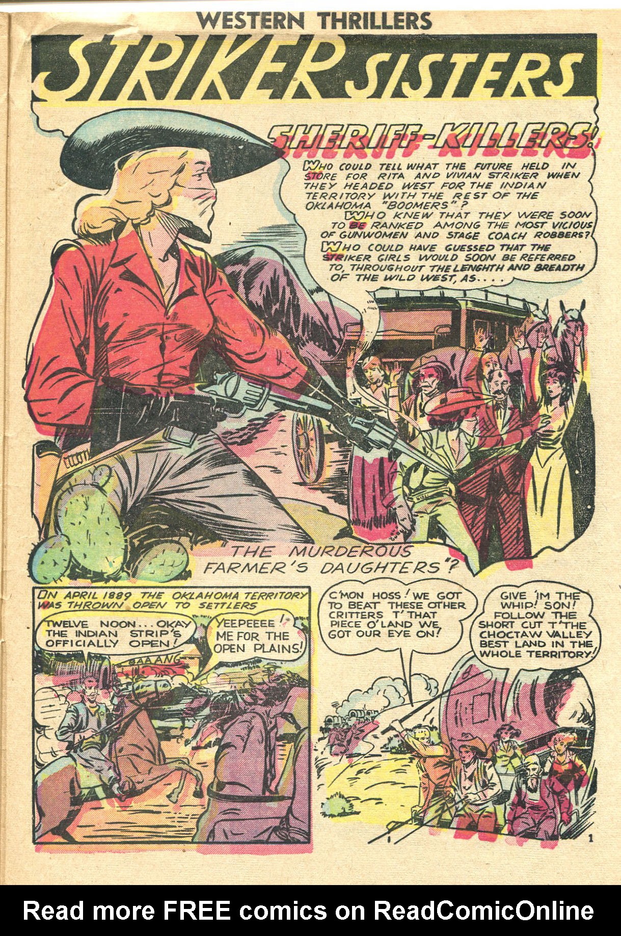 Read online Western Thrillers (1948) comic -  Issue #1 - 25
