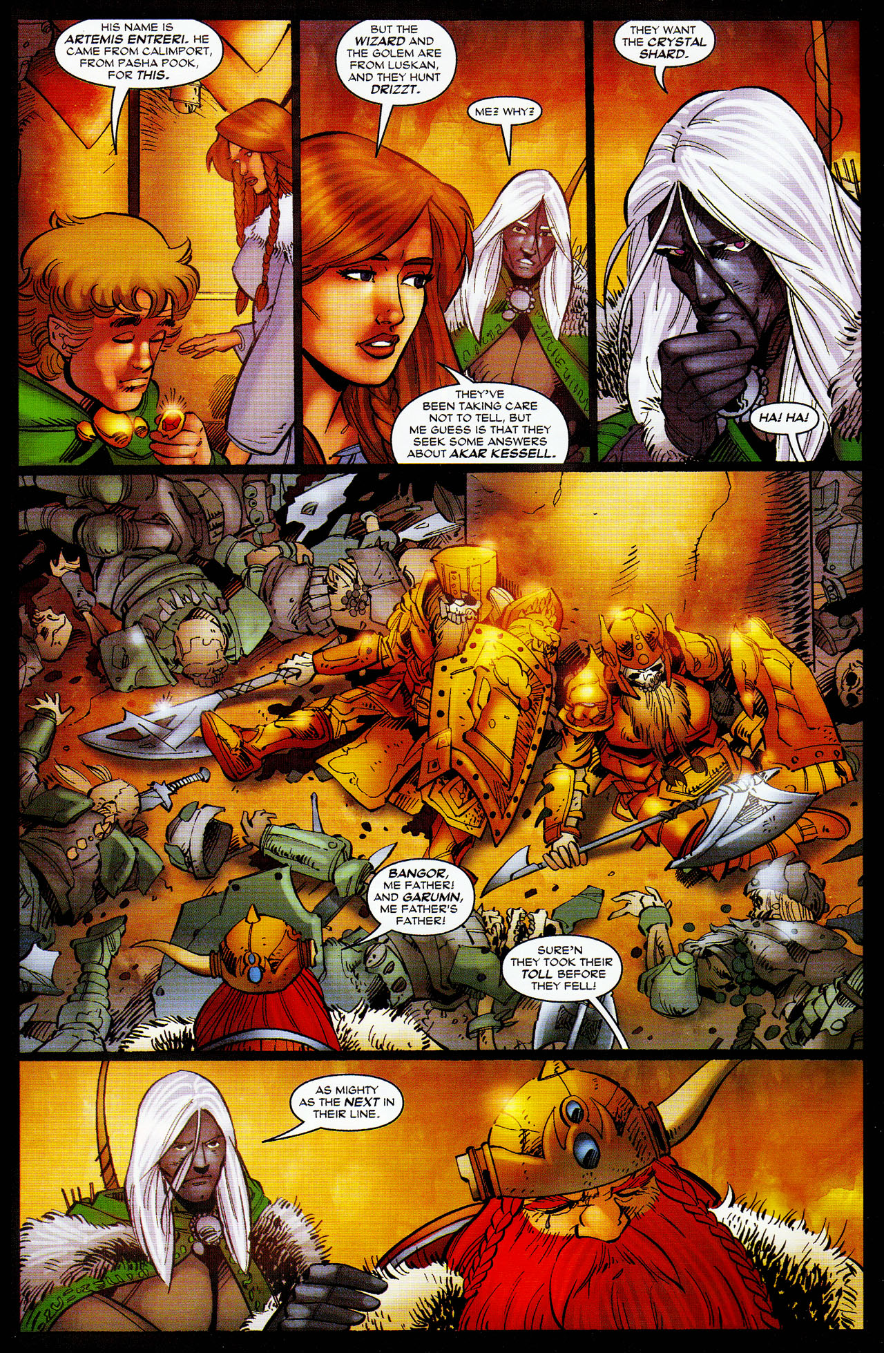 Read online Forgotten Realms: Streams of Silver comic -  Issue #3 - 11