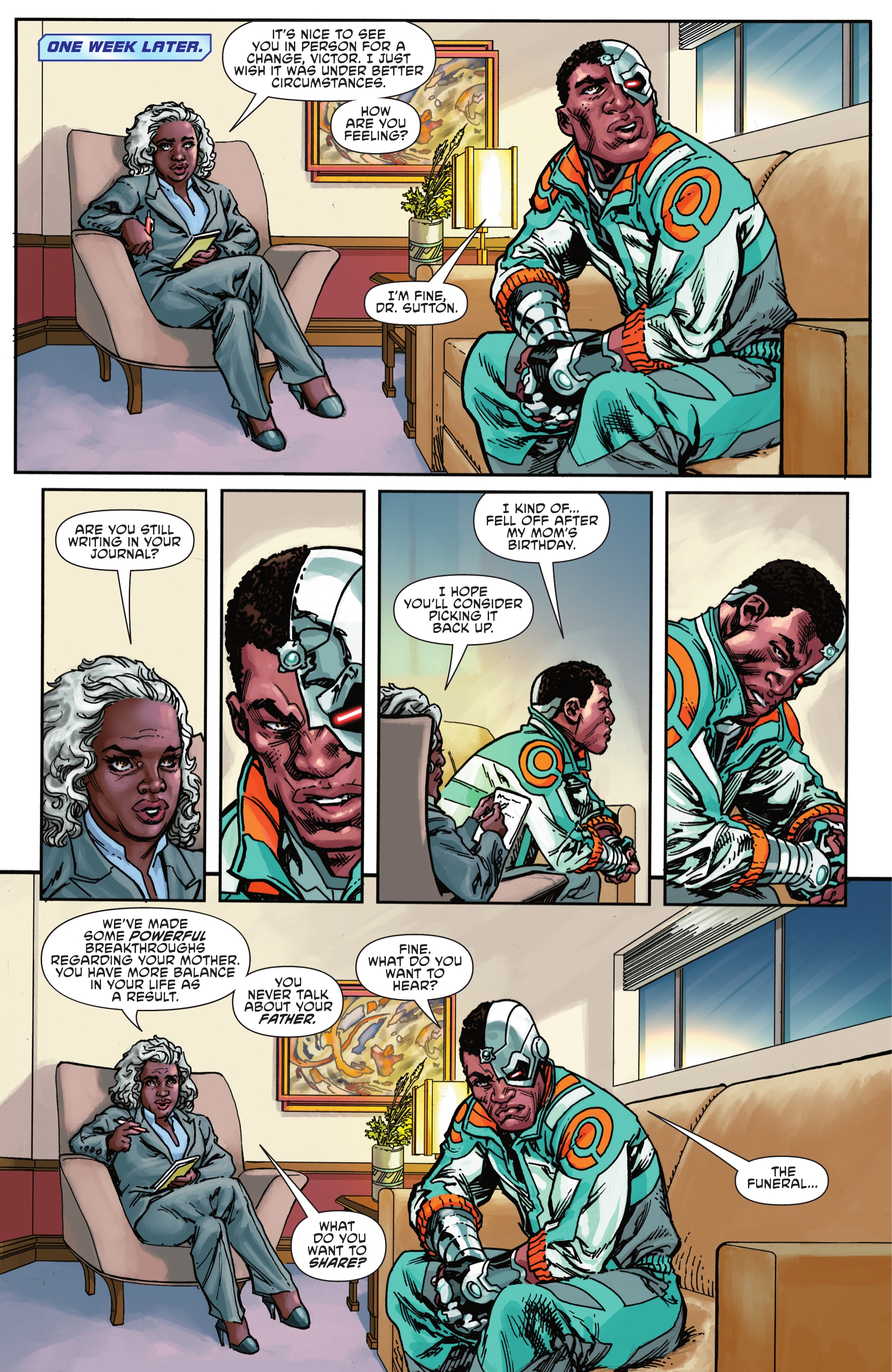 Read online Cyborg (2023) comic -  Issue #1 - 13