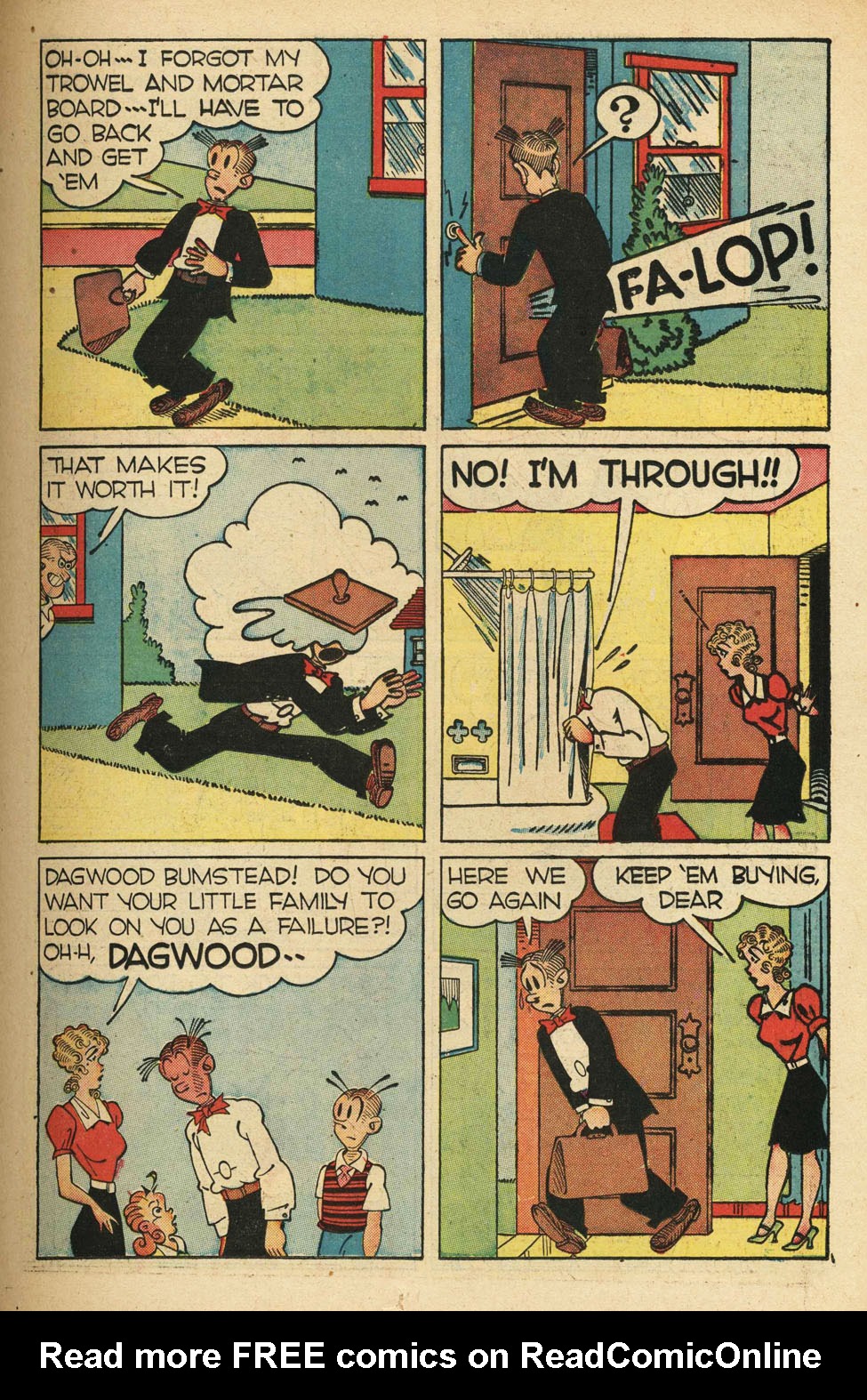 Read online Blondie Comics (1947) comic -  Issue #6 - 11