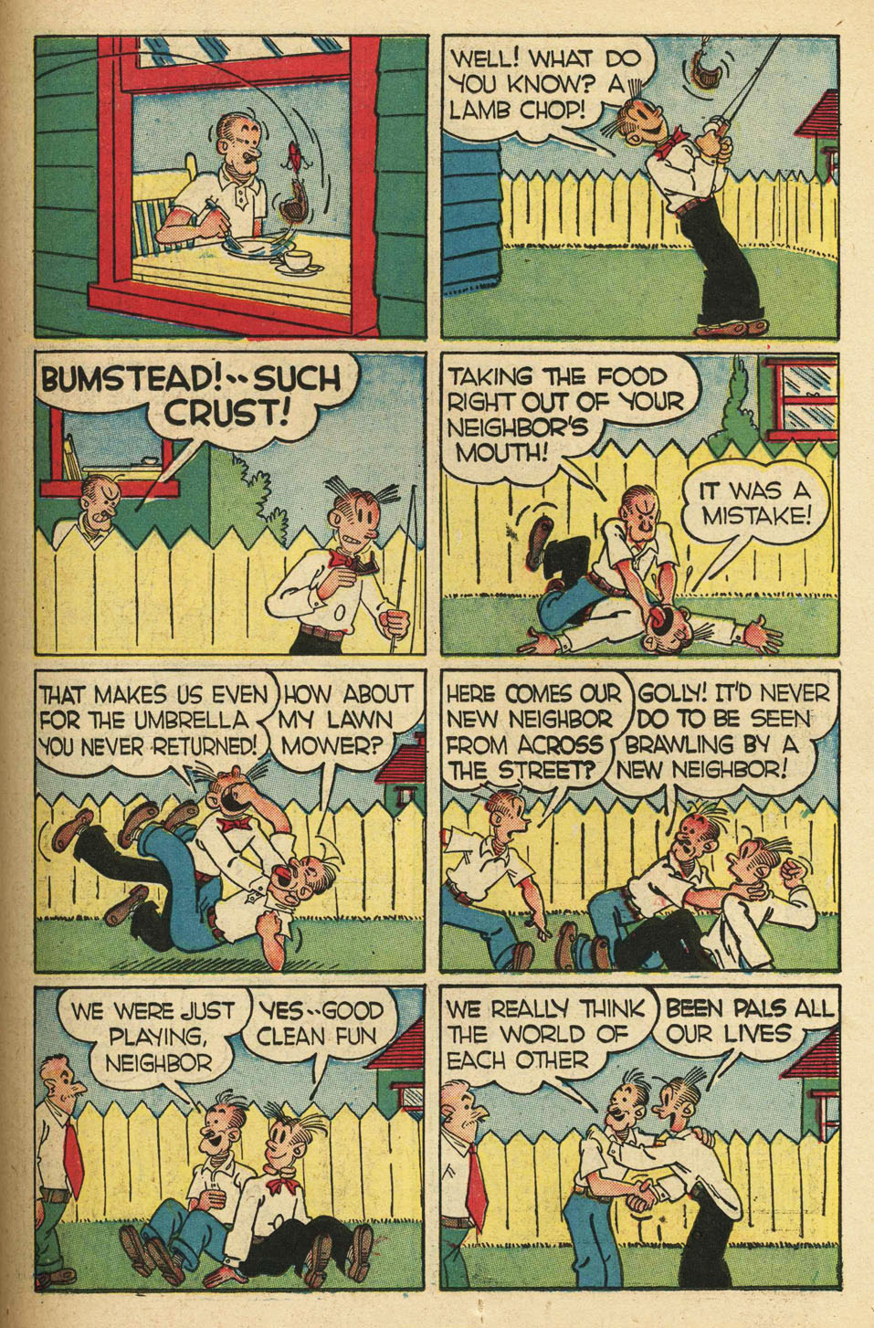 Read online Blondie Comics (1947) comic -  Issue #6 - 22