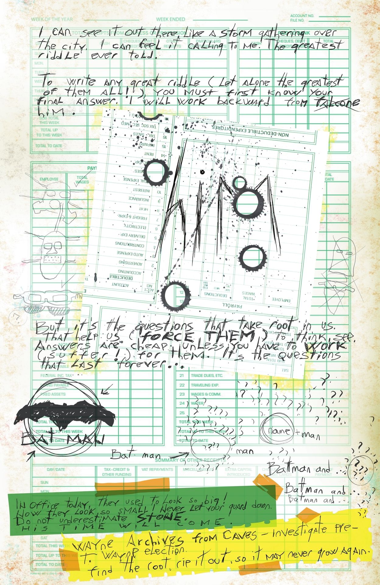 Read online The Riddler: Year One comic -  Issue #5 - 16